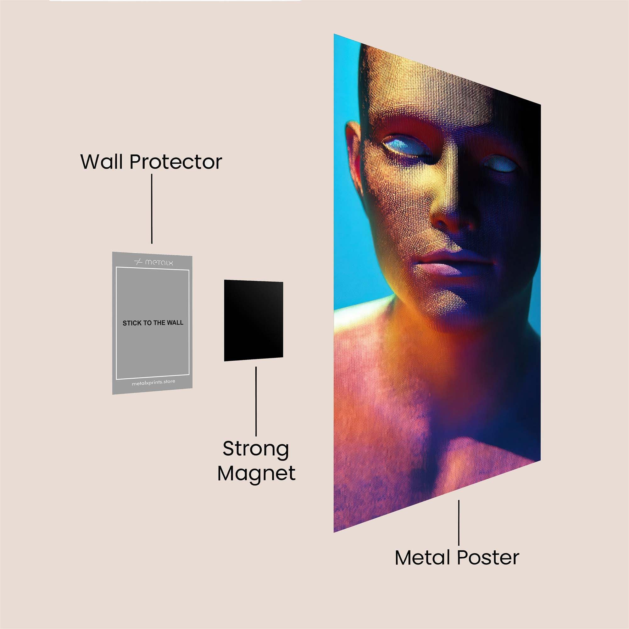 Chromatic Enigma Safe Wall Magnetic / M