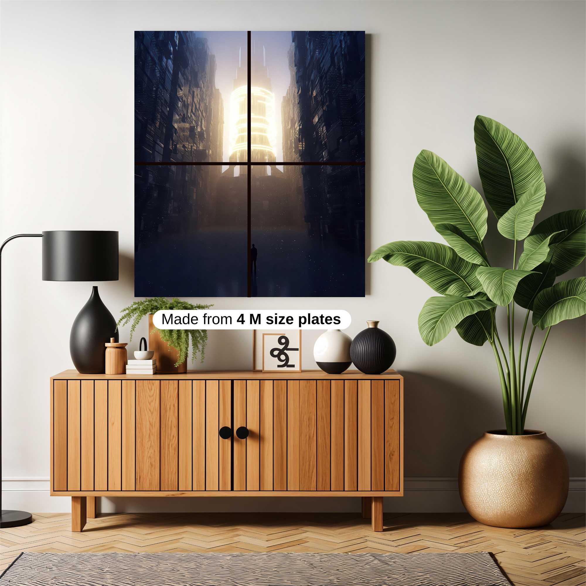 Luminous Ascent Safe Wall Magnetic / M