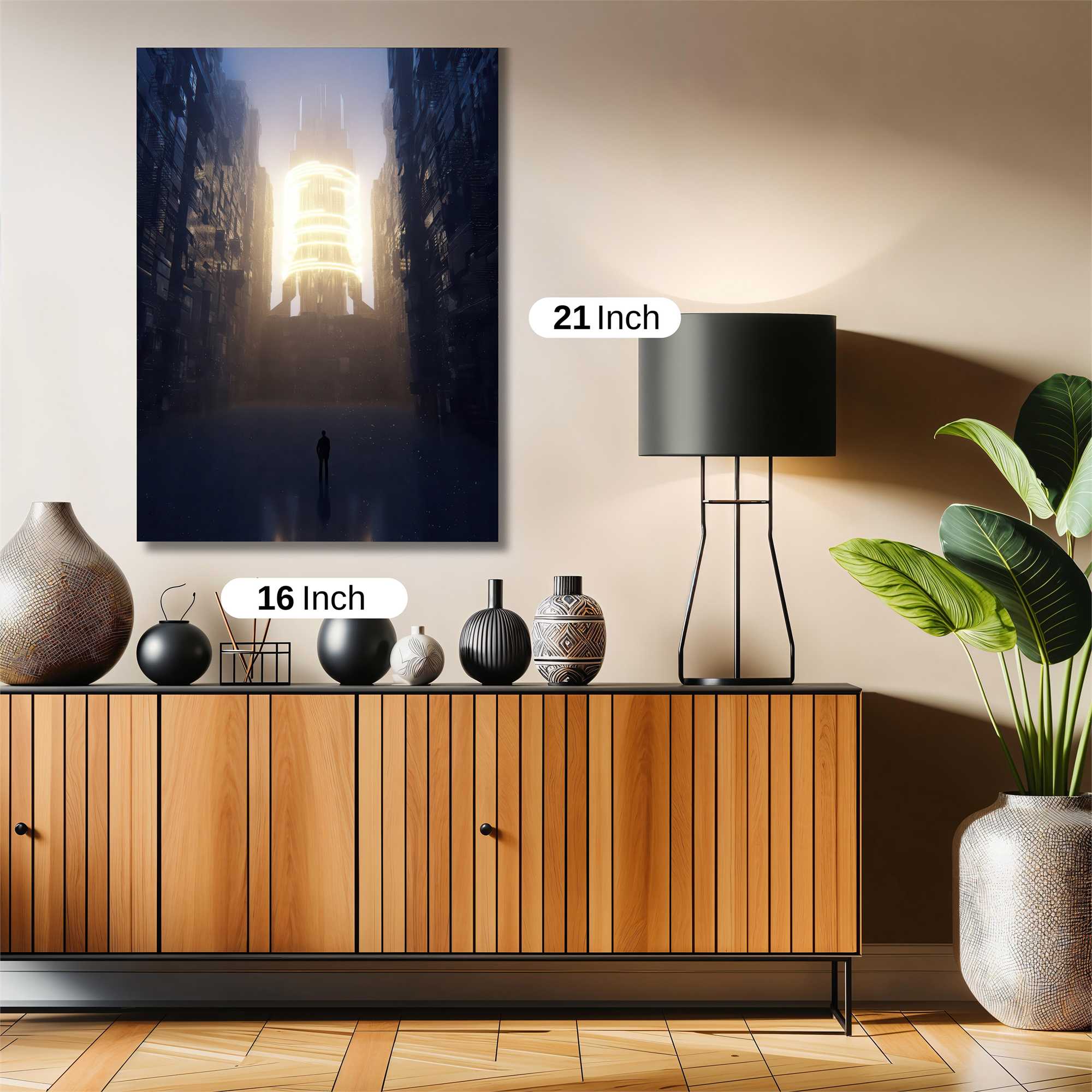 Luminous Ascent Safe Wall Magnetic / M