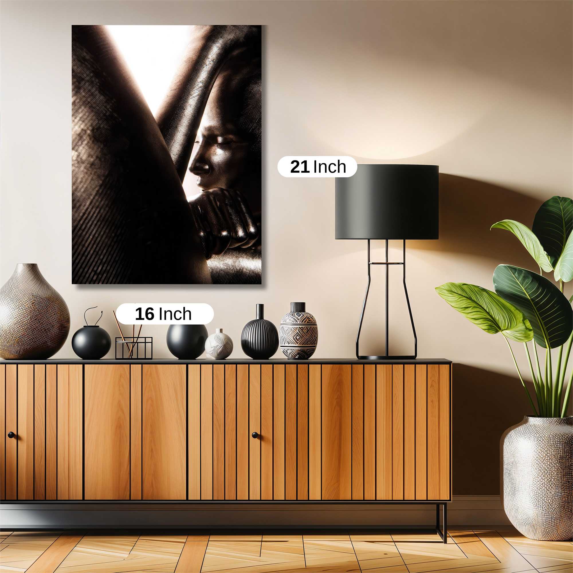 Sculpture Serenity Safe Wall Magnetic / M