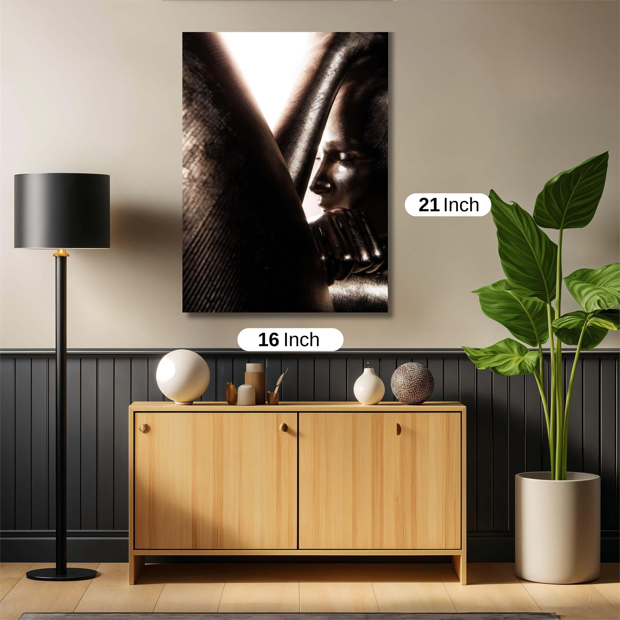 Sculpture Serenity Safe Wall Magnetic / M