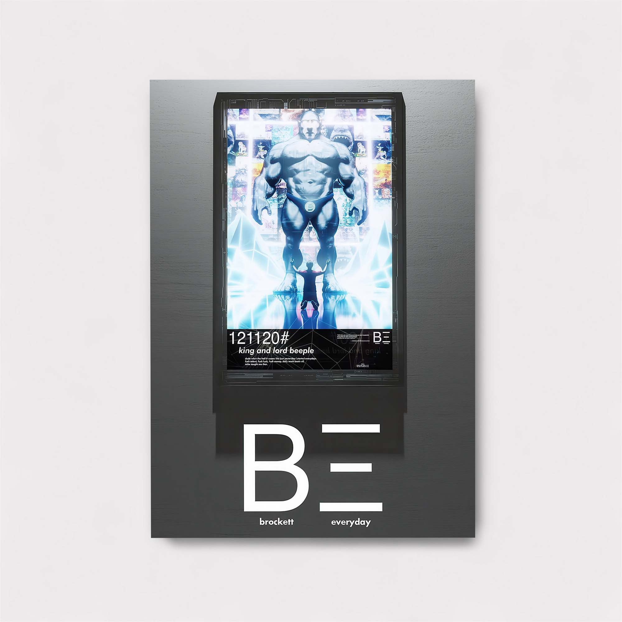 Geometric Luminescence Safe Wall Magnetic / M