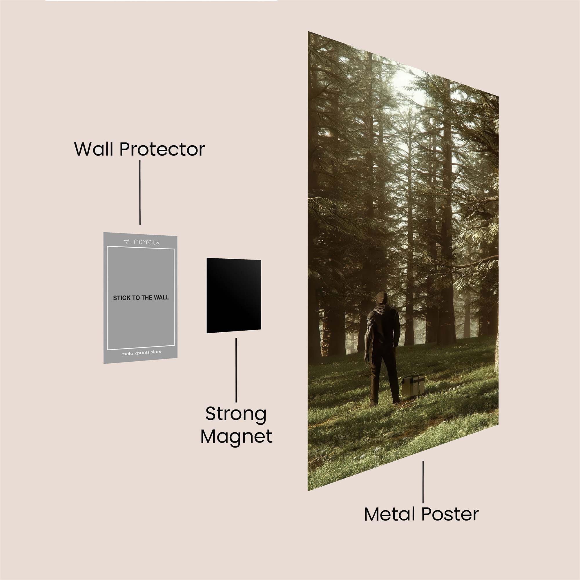 Forest Reverie Safe Wall Magnetic / M
