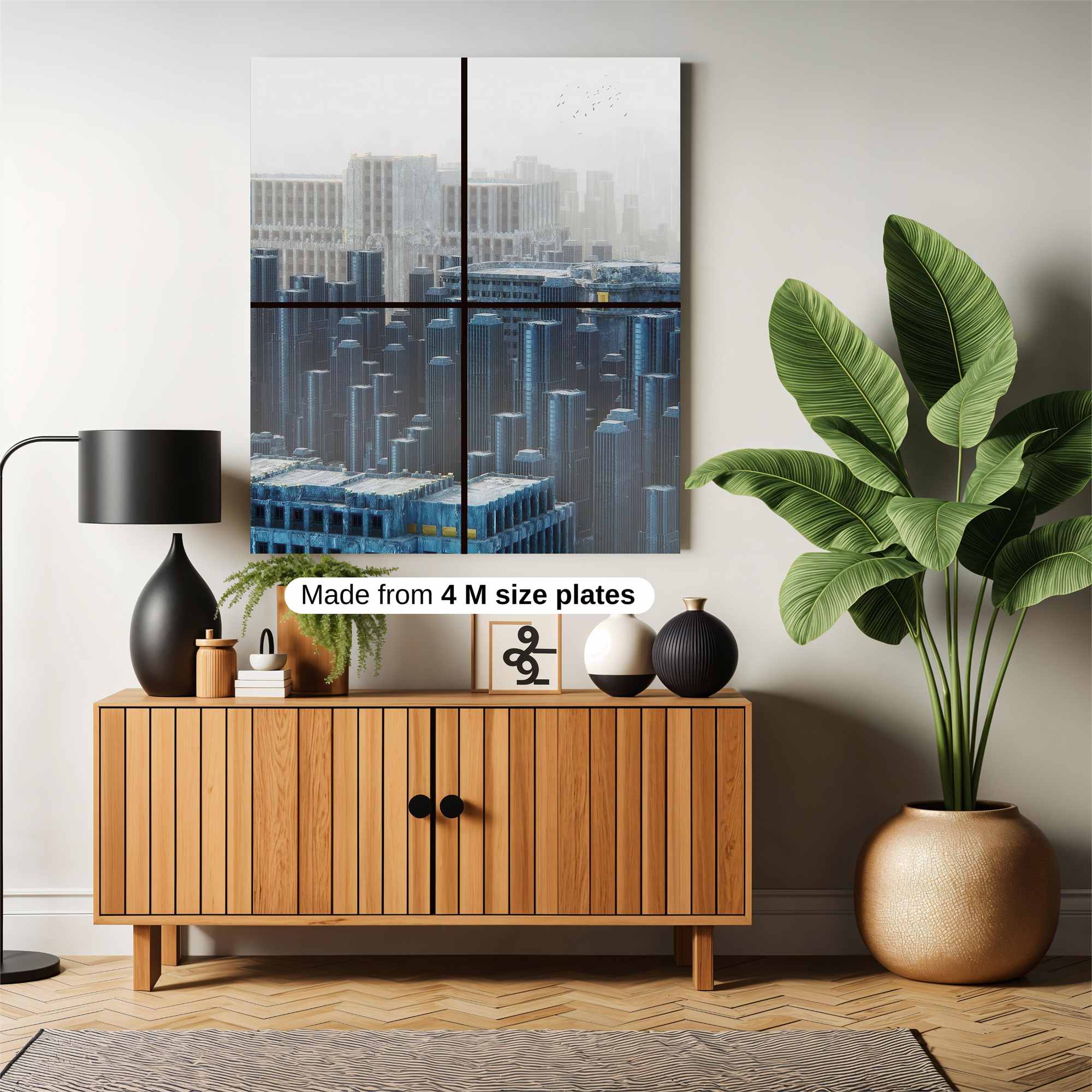 Frosted Metropolis Safe Wall Magnetic / M