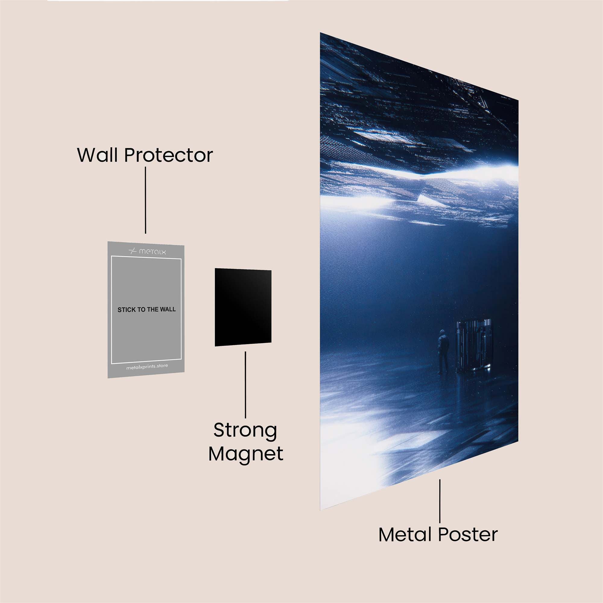 Monolith Illumination Safe Wall Magnetic / M