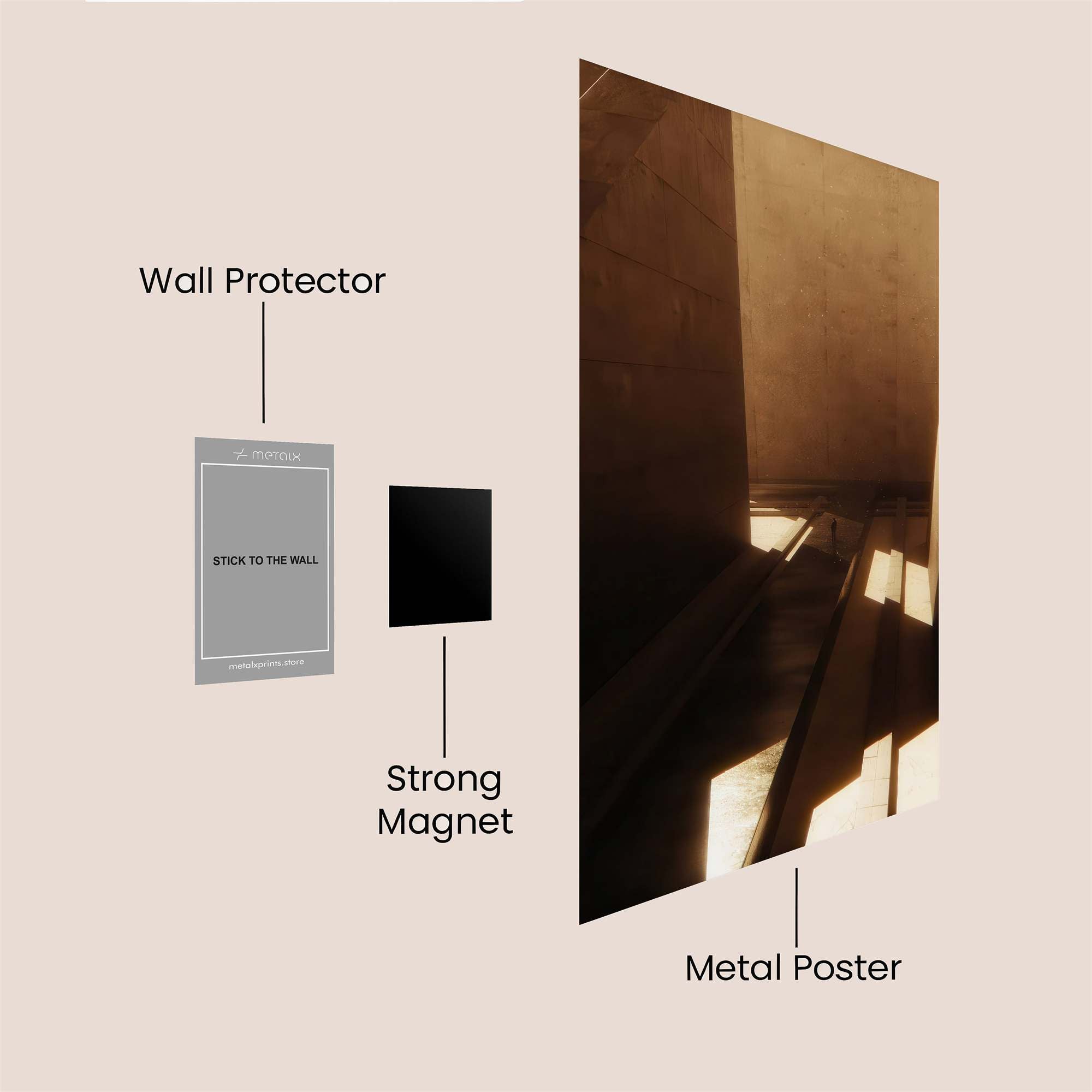 Sunlit Passage Safe Wall Magnetic / M