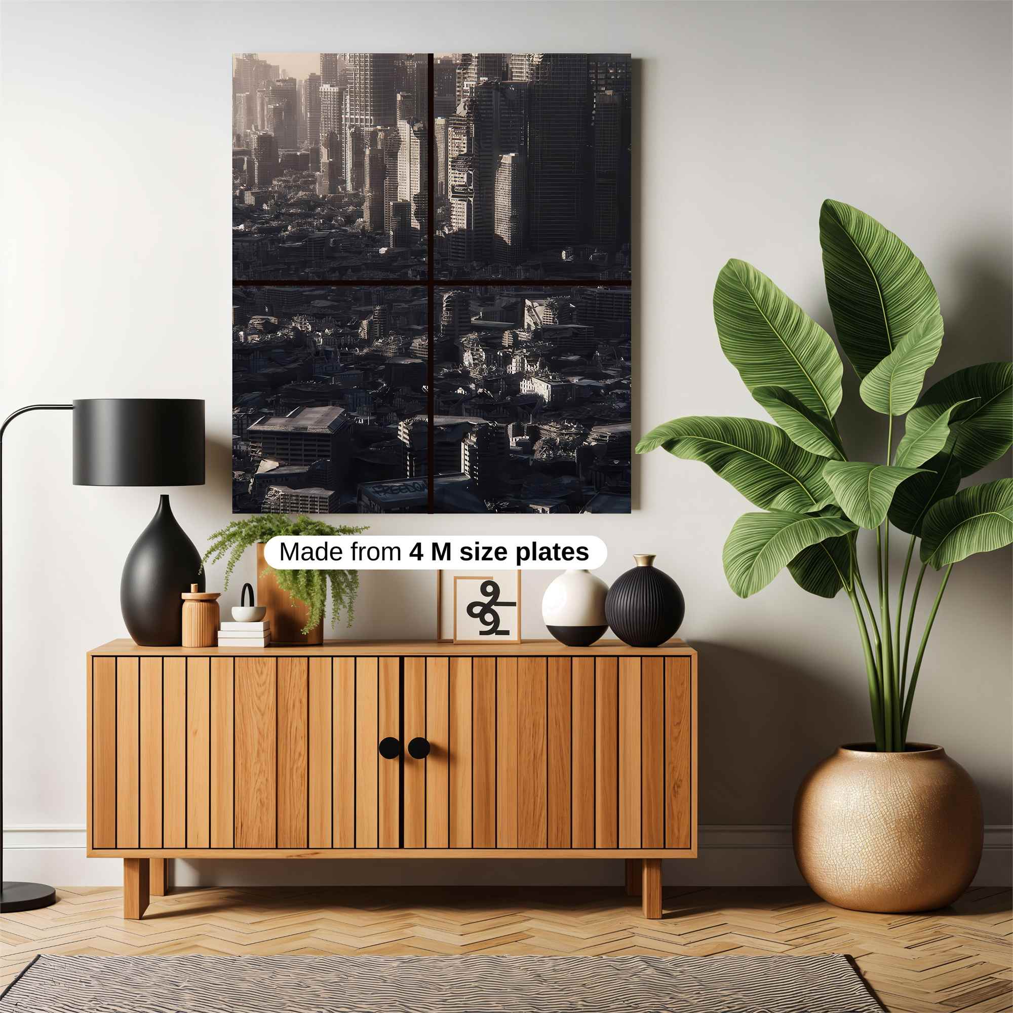 Urban Shadowscape Safe Wall Magnetic / M