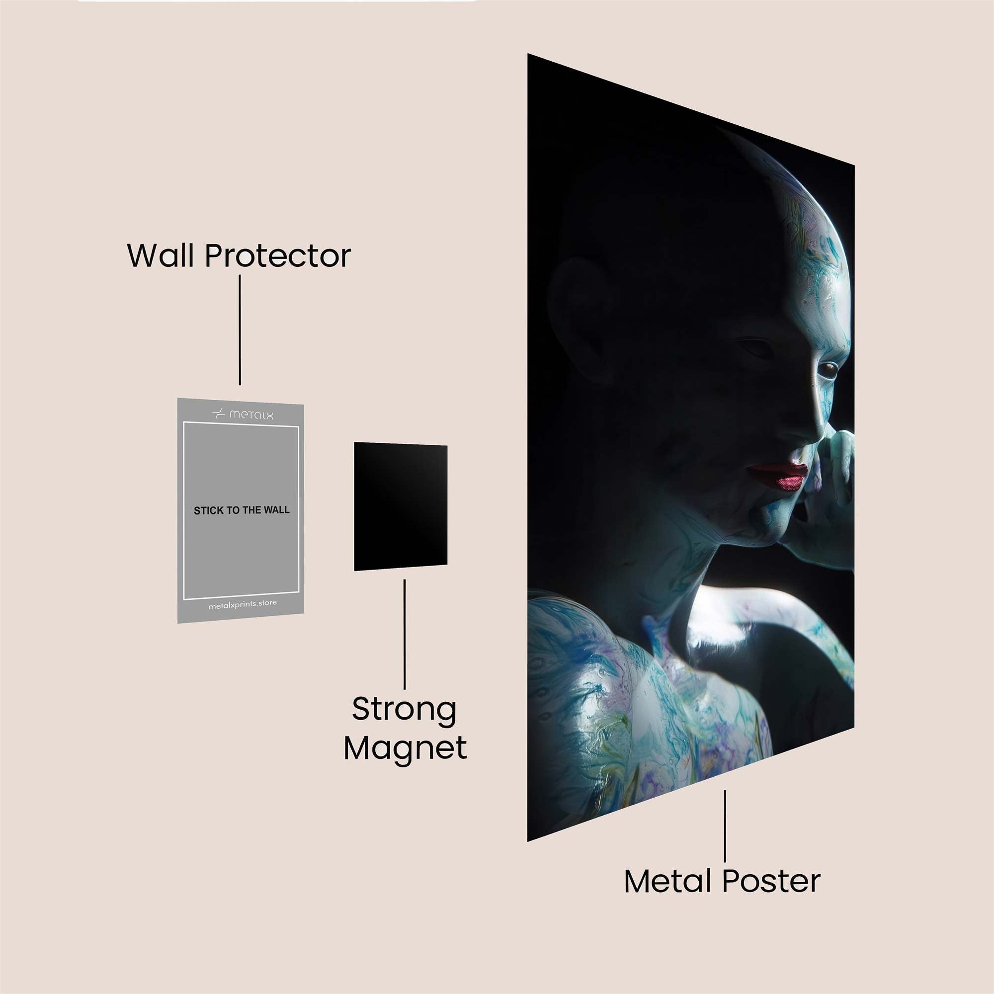 Mystical Luminance Safe Wall Magnetic / M