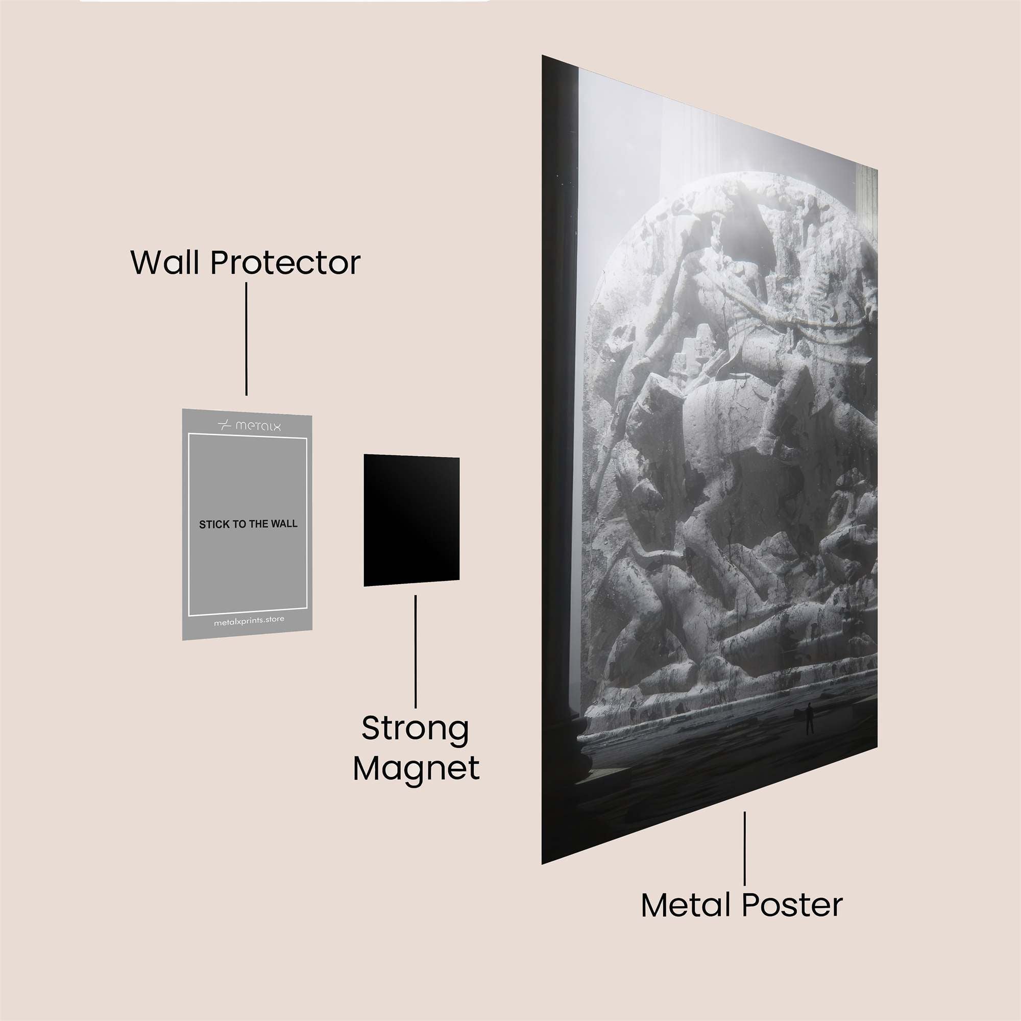 Colossal Serenity Safe Wall Magnetic / M
