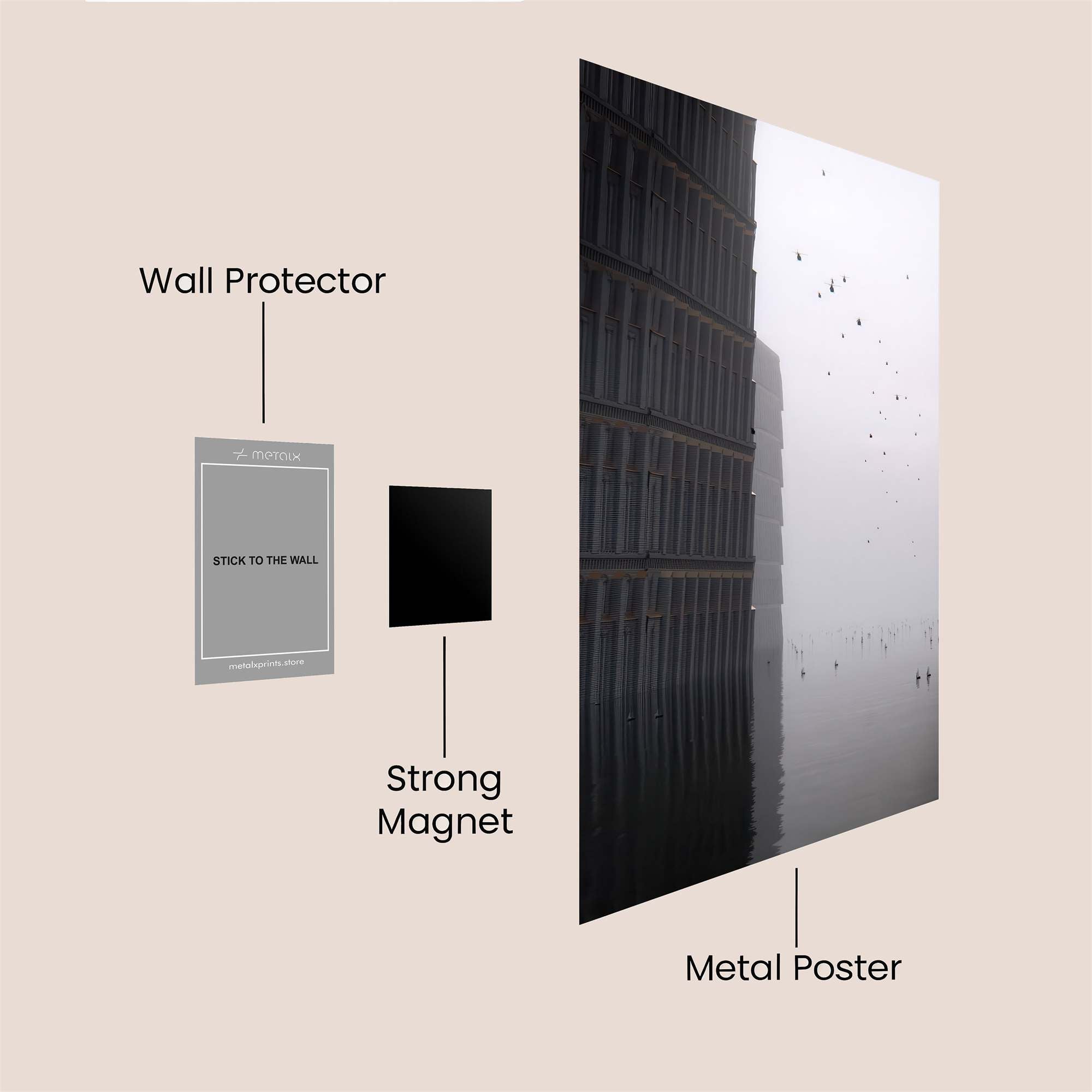 Urban Enigma Safe Wall Magnetic / M