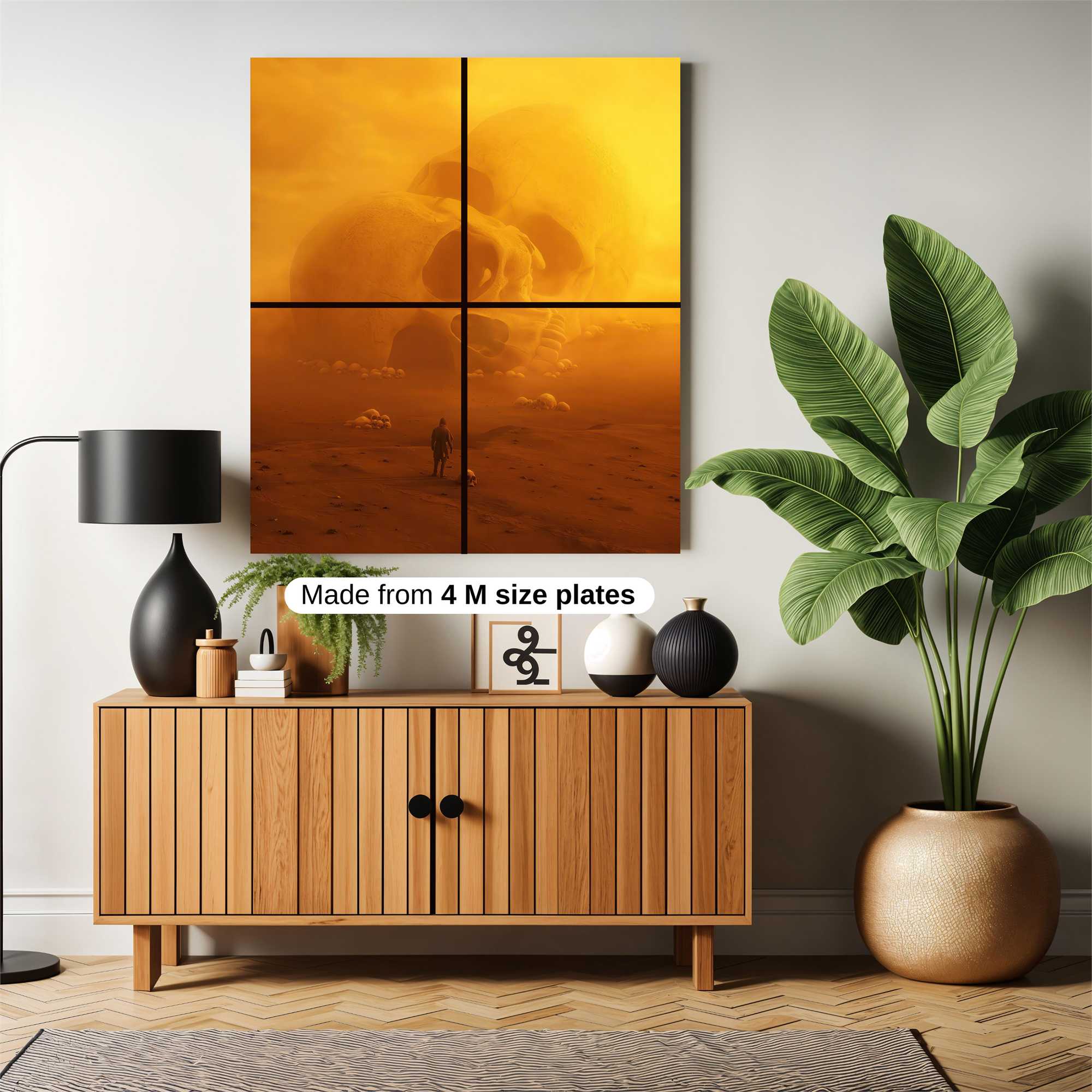 Deserted Monoliths Safe Wall Magnetic / M