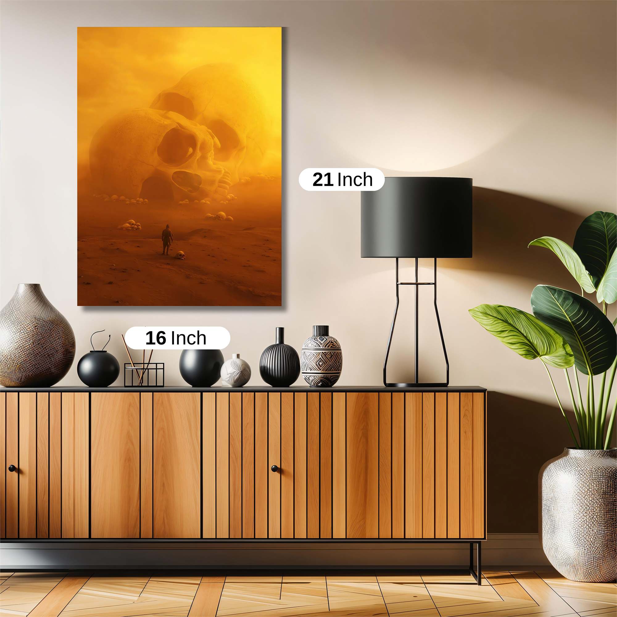 Deserted Monoliths Safe Wall Magnetic / M