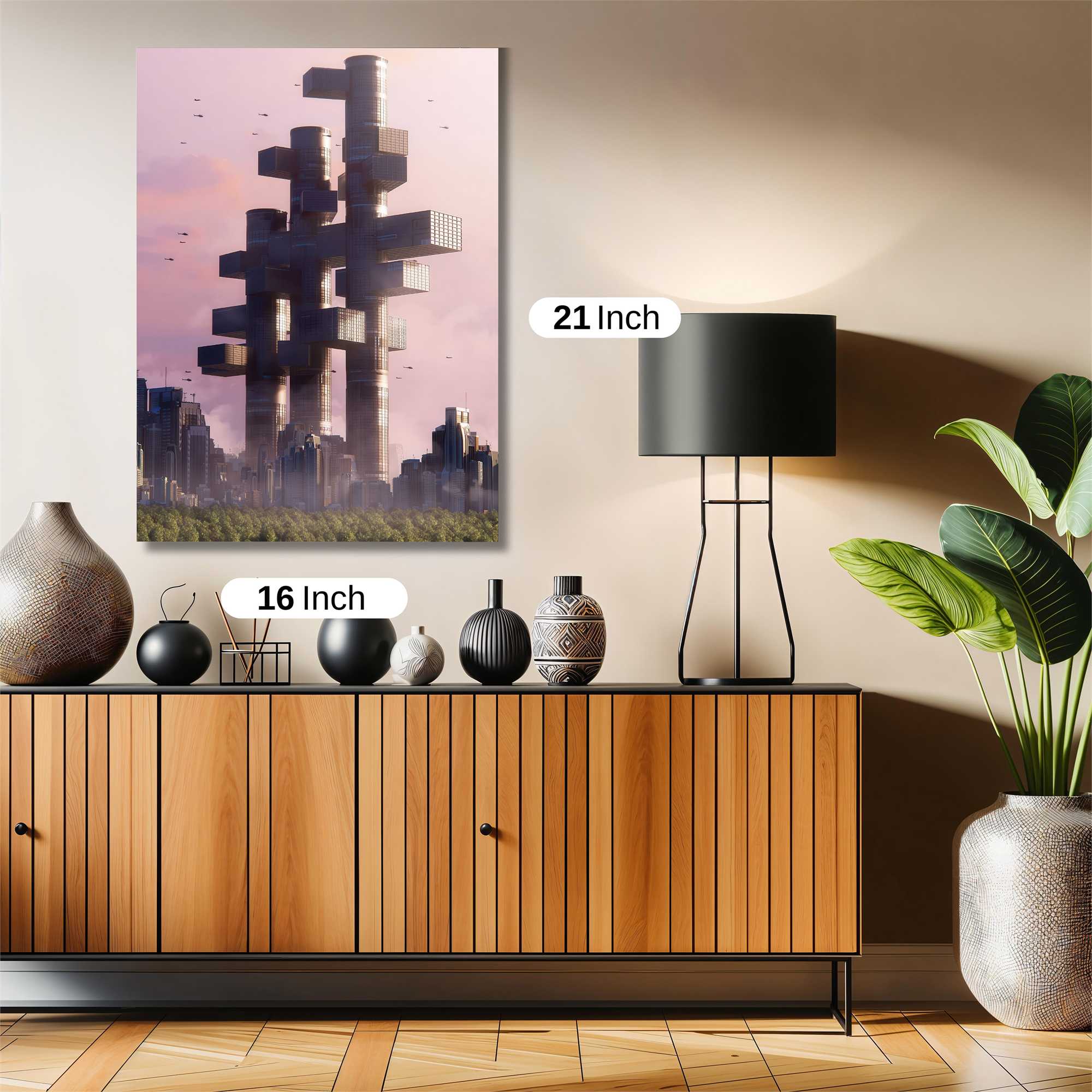 Skyward Tranquility Safe Wall Magnetic / M