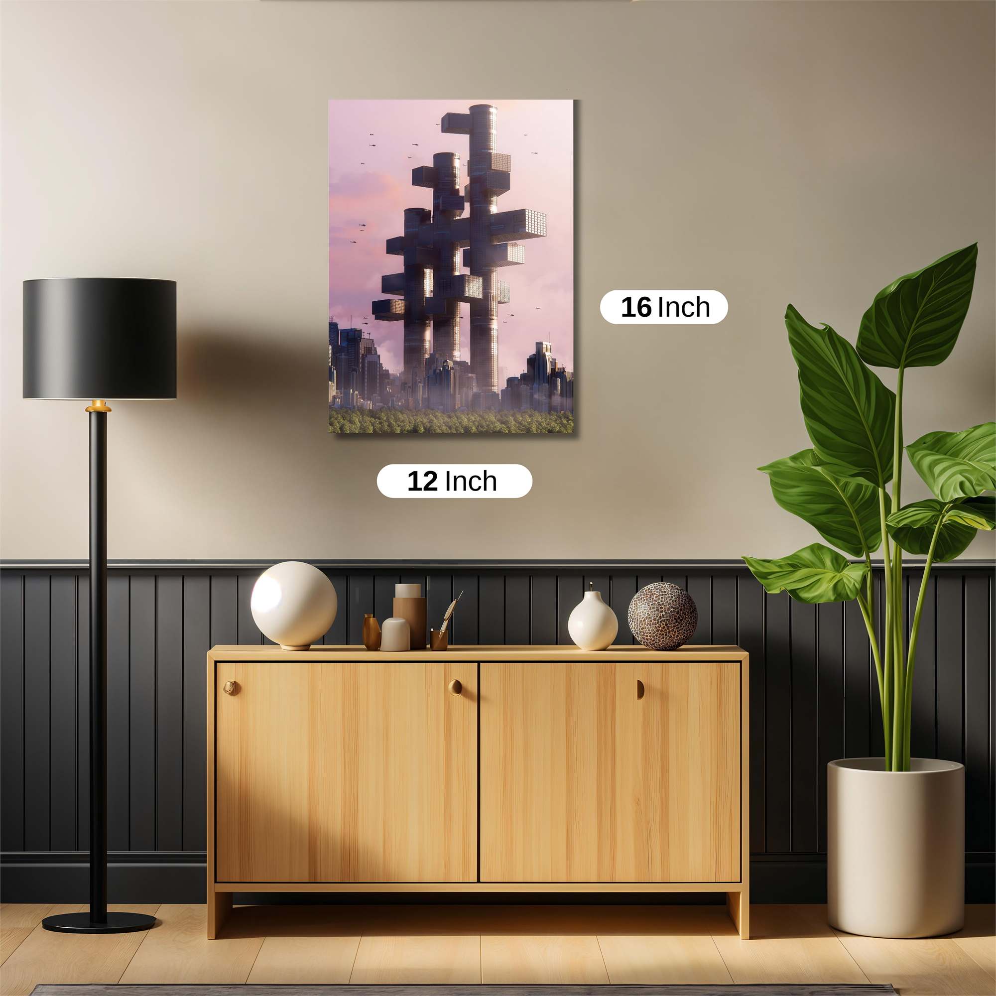 Skyward Tranquility Safe Wall Magnetic / M