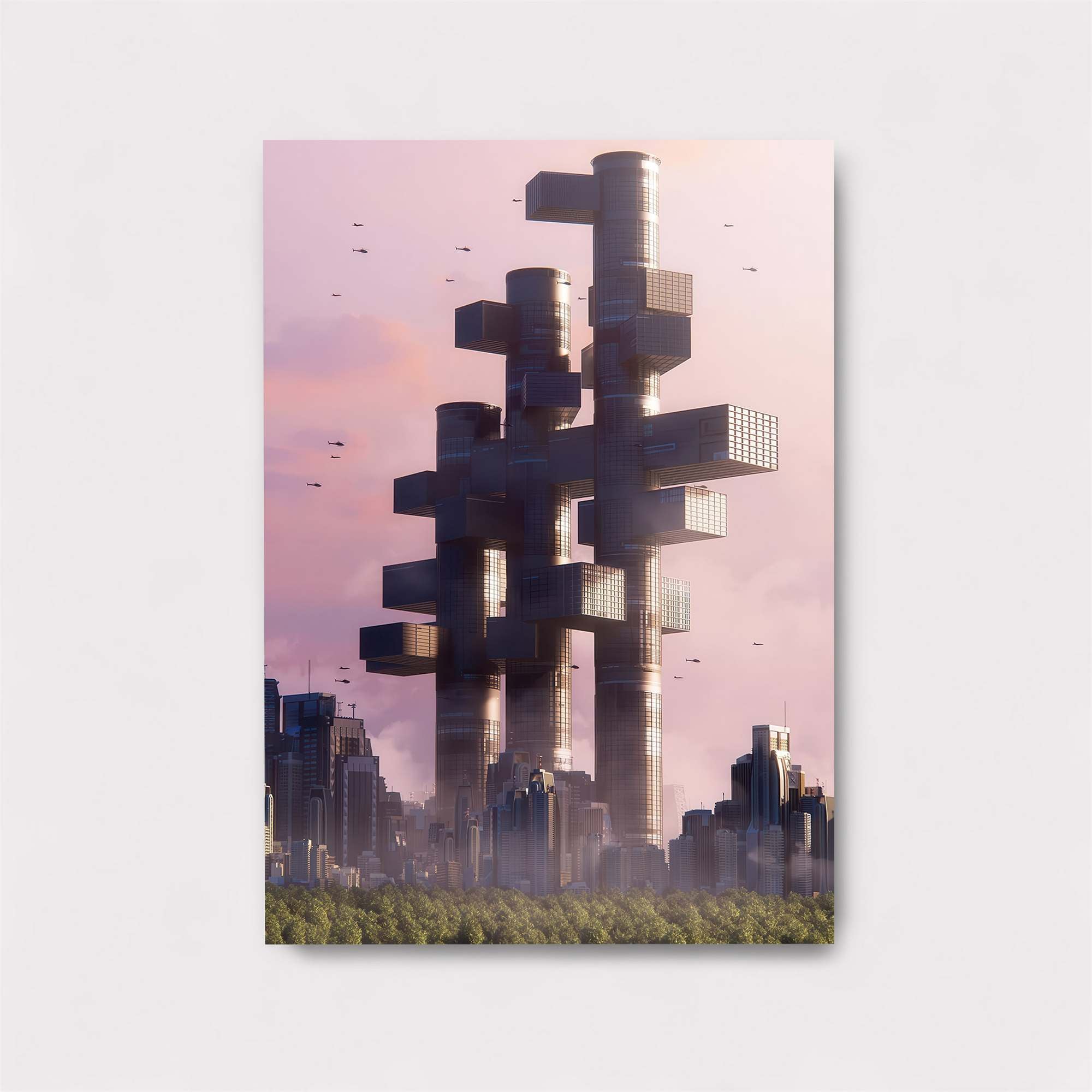 Skyward Tranquility Safe Wall Magnetic / M