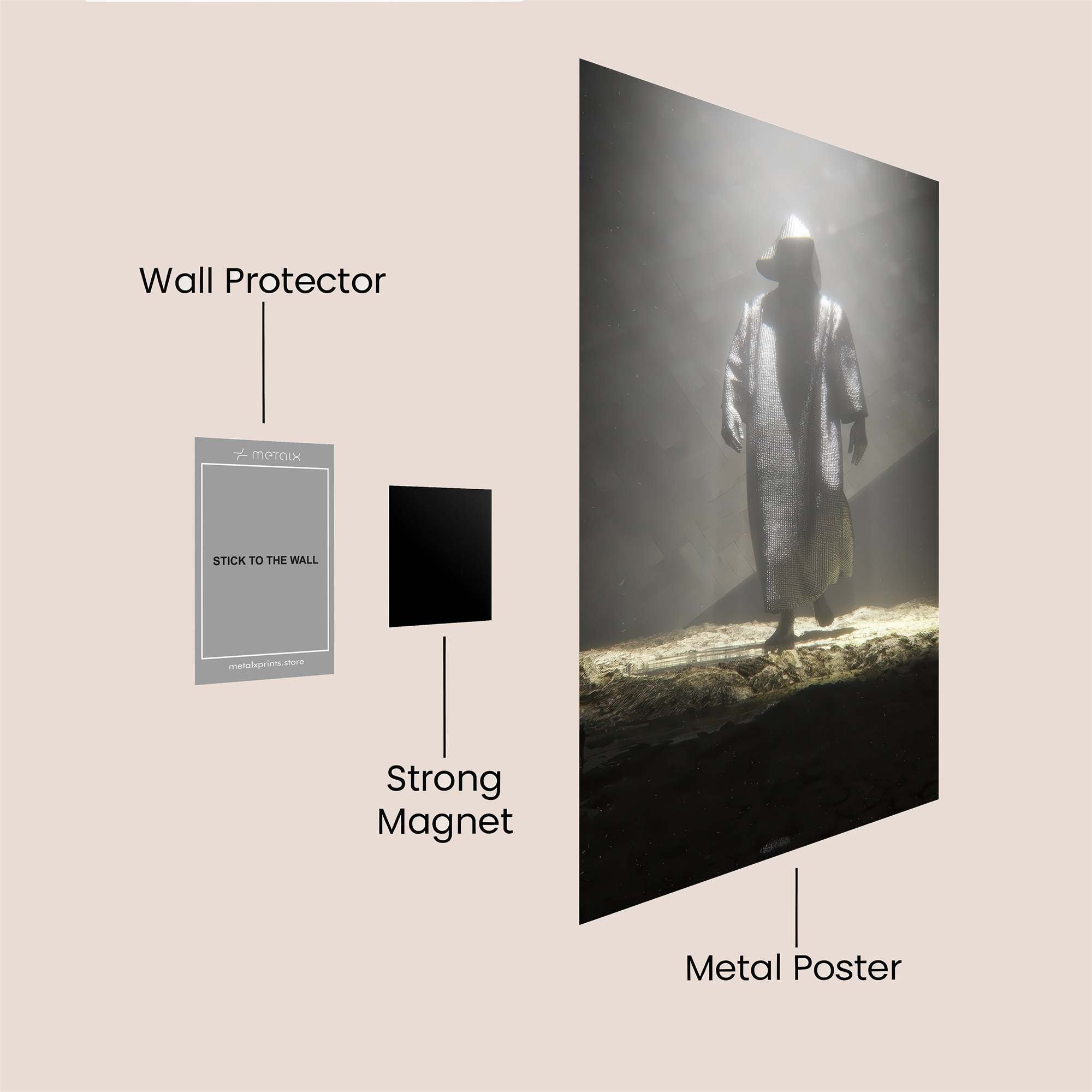 Mystical Presence Safe Wall Magnetic / M