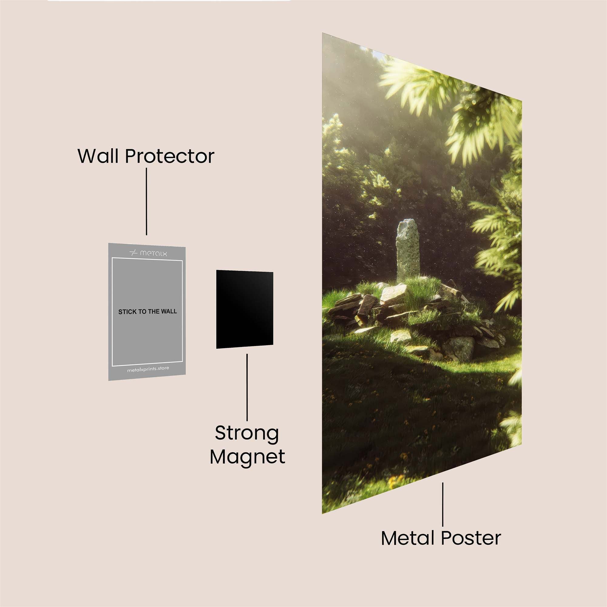 Serene Monument Safe Wall Magnetic / M