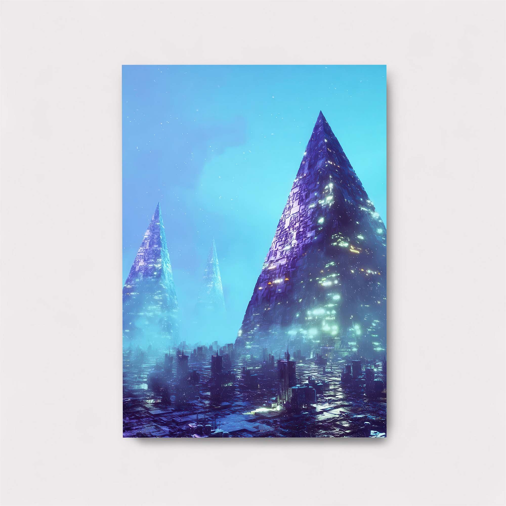 Neon Obelisks Safe Wall Magnetic / M