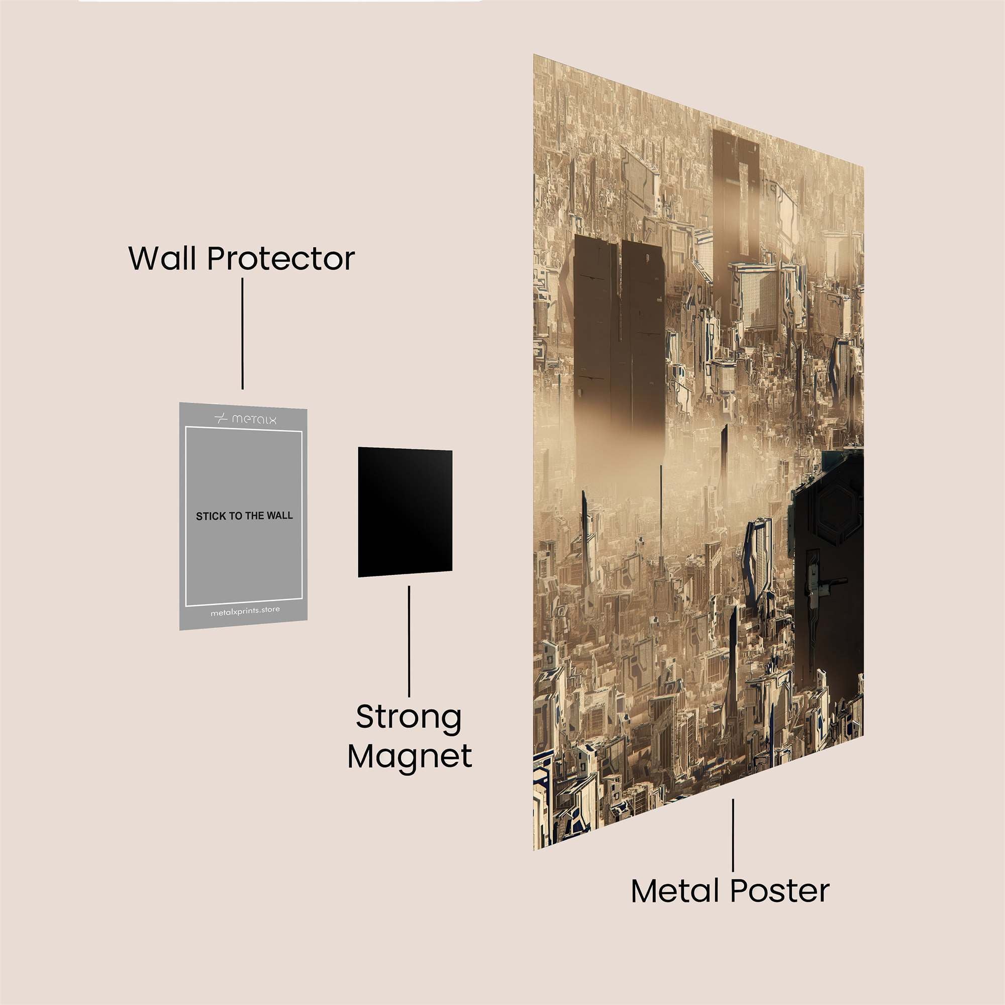 Urban Mirage Safe Wall Magnetic / M