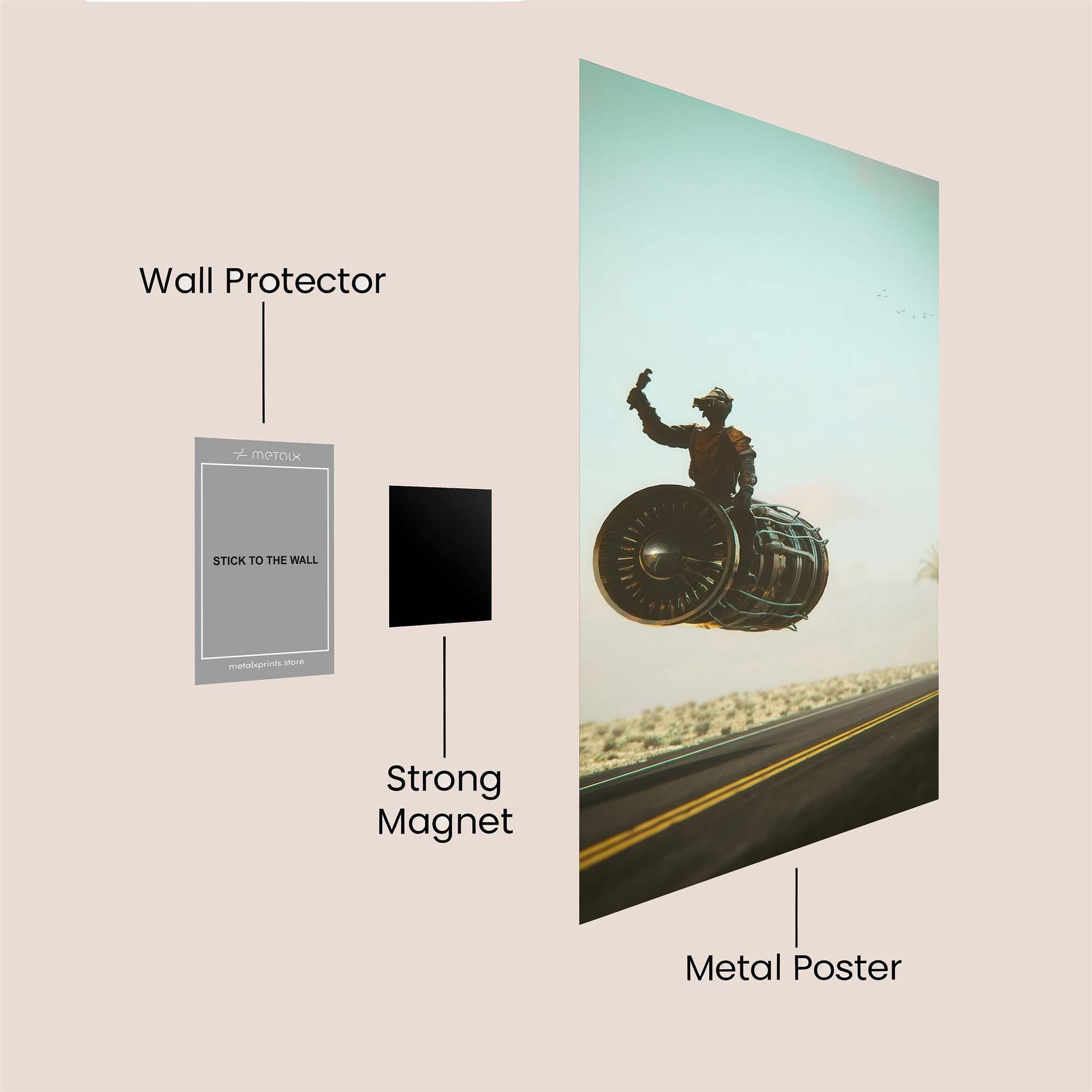 Jetson Serenity Safe Wall Magnetic / M