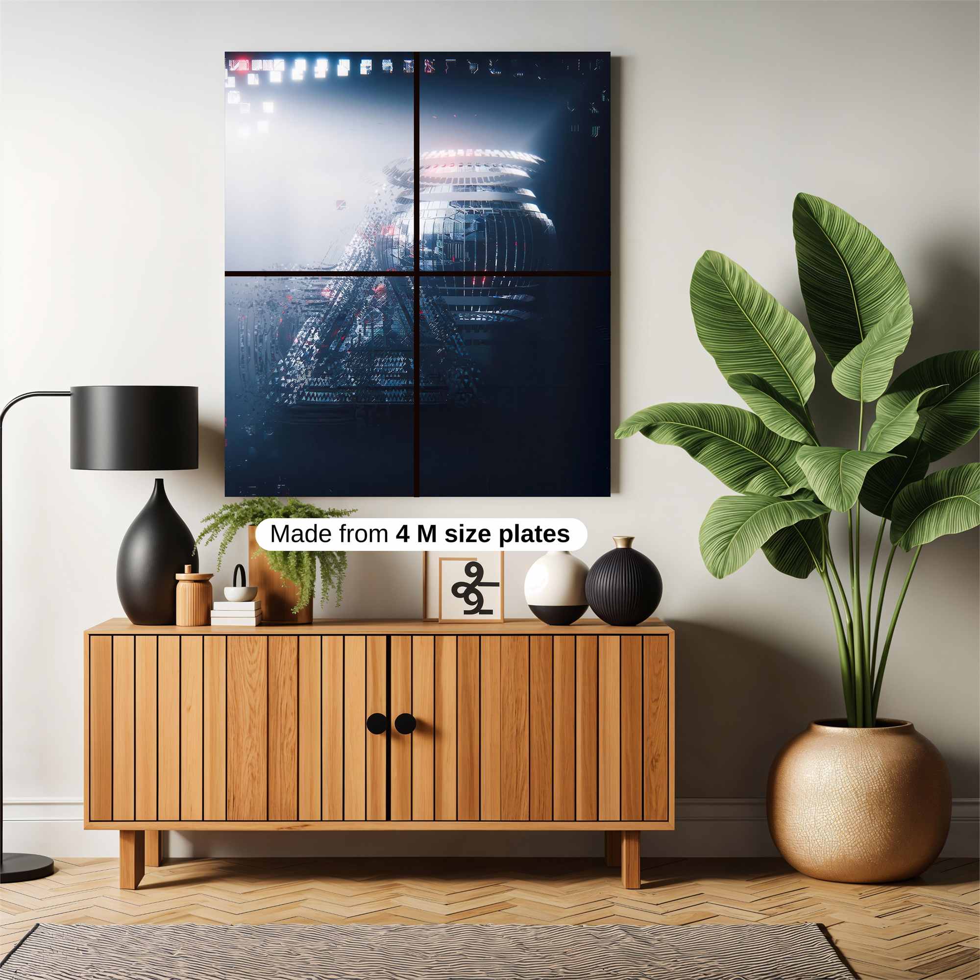 Geometric Enigma Safe Wall Magnetic / M