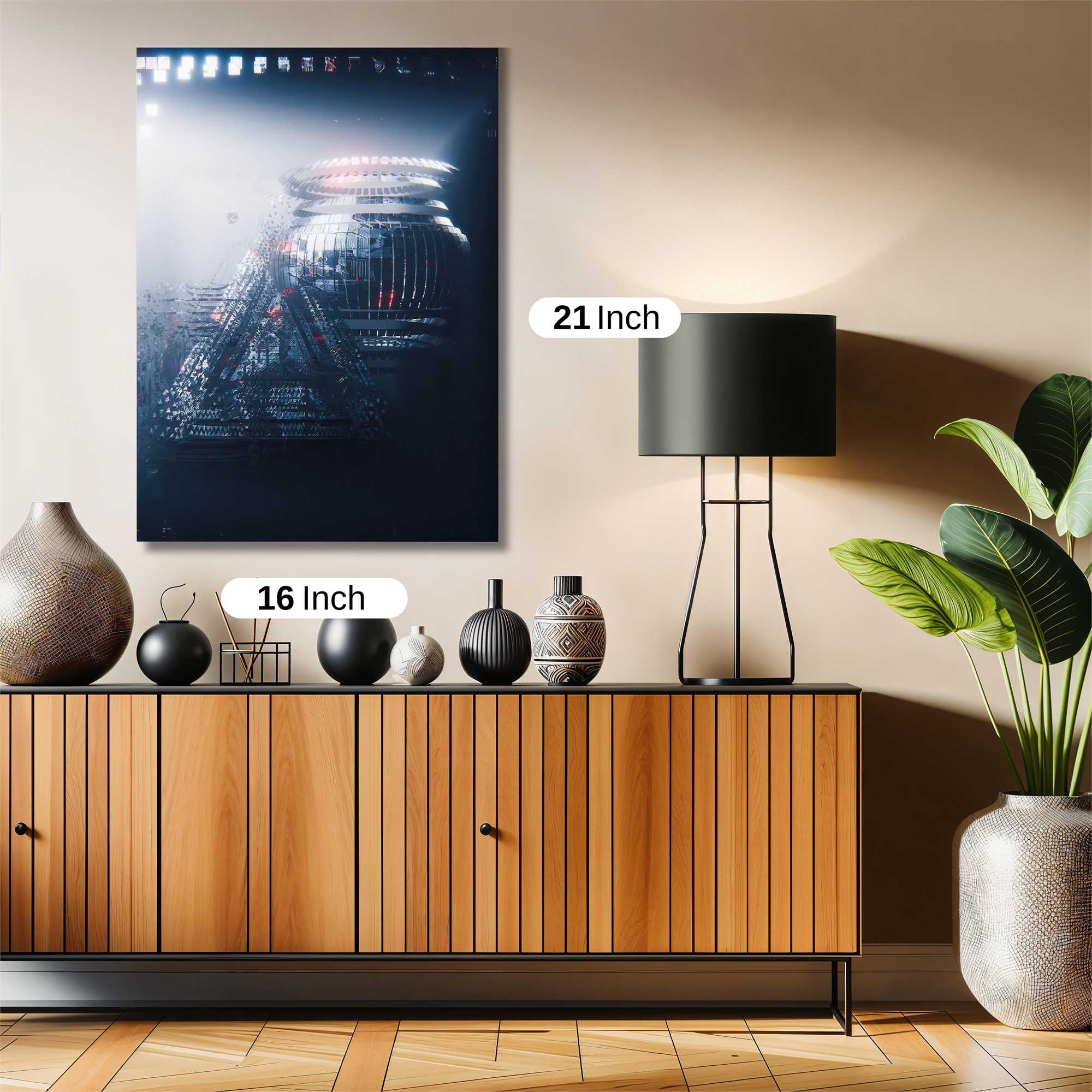 Geometric Enigma Safe Wall Magnetic / M