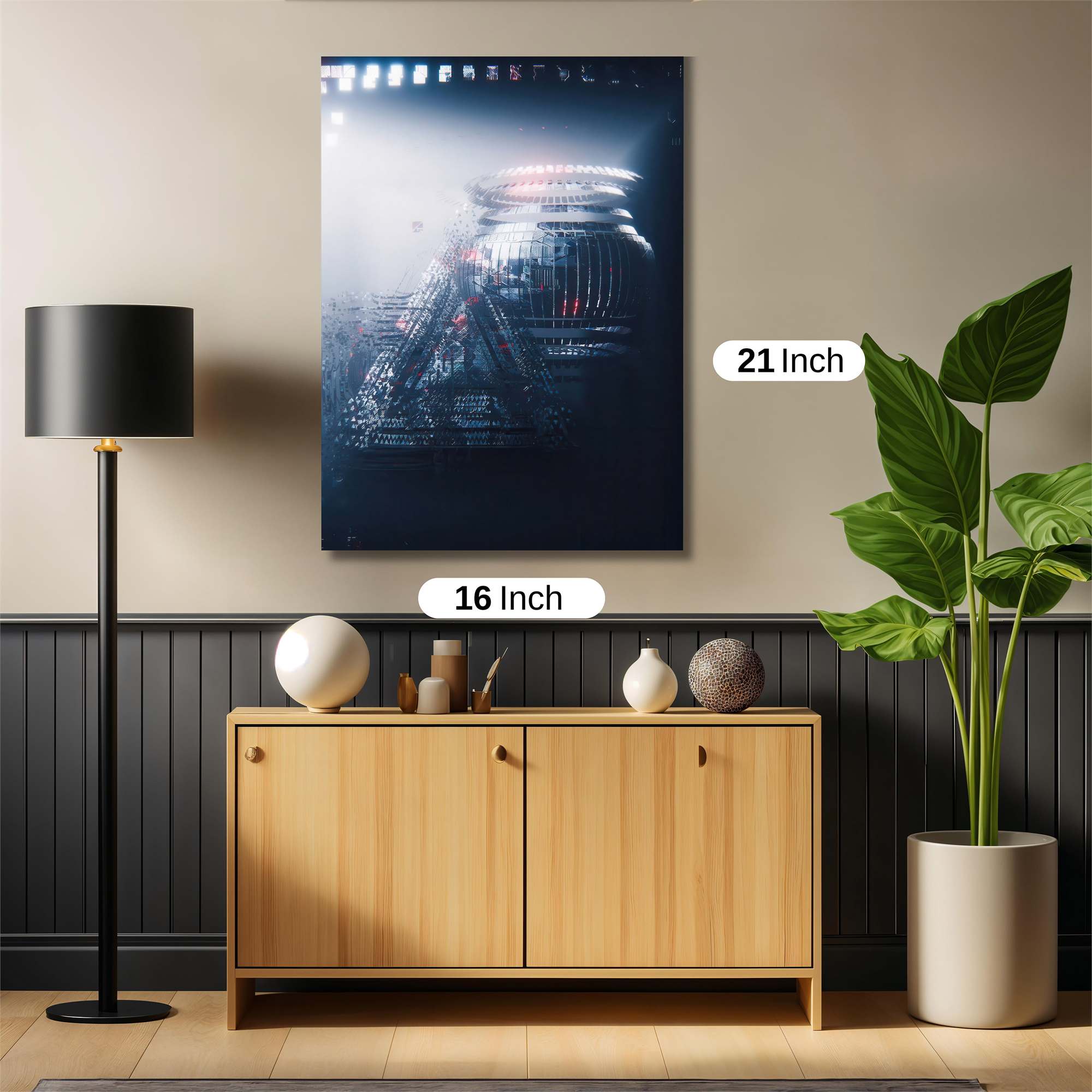 Geometric Enigma Safe Wall Magnetic / M