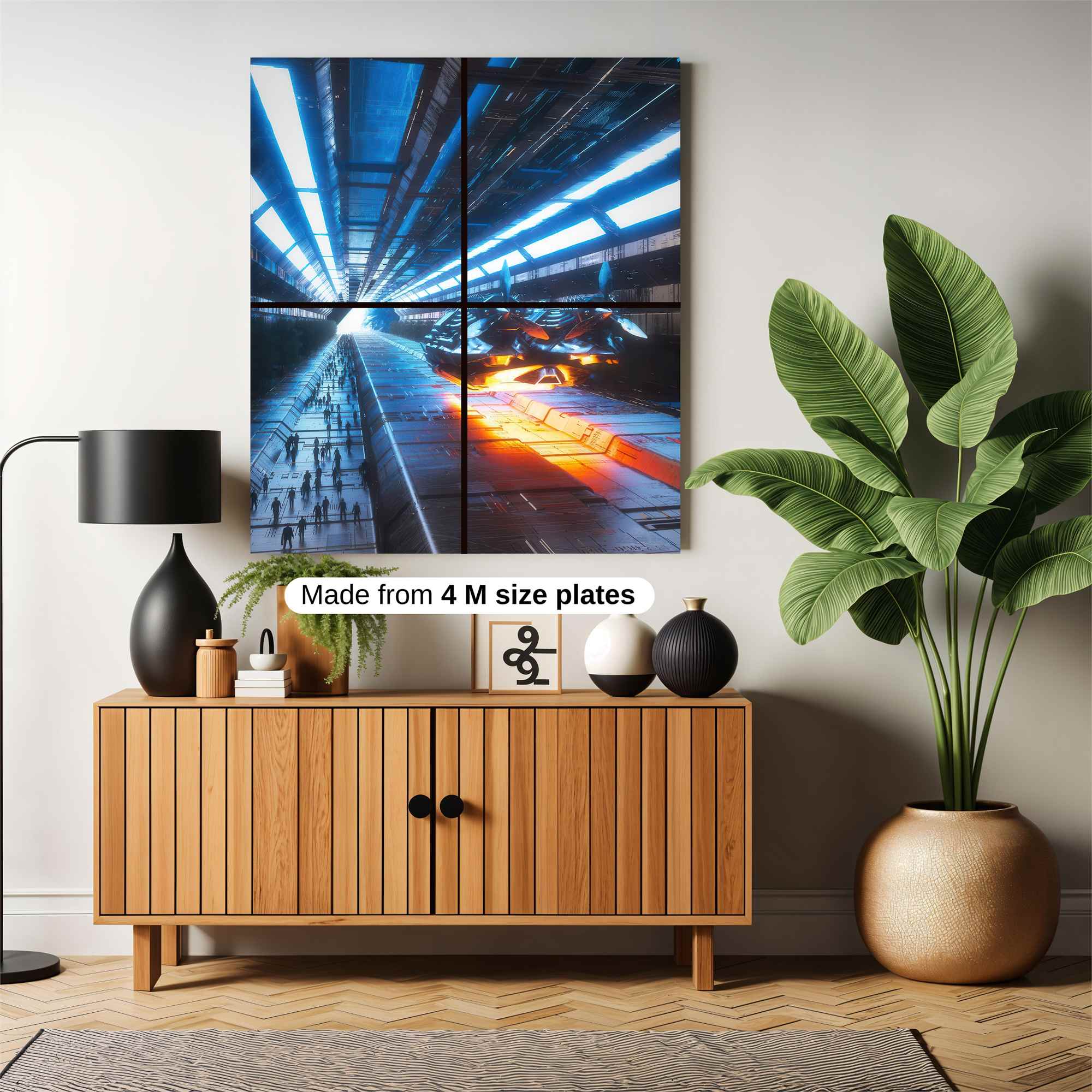 Futuristic Ascension Safe Wall Magnetic / M