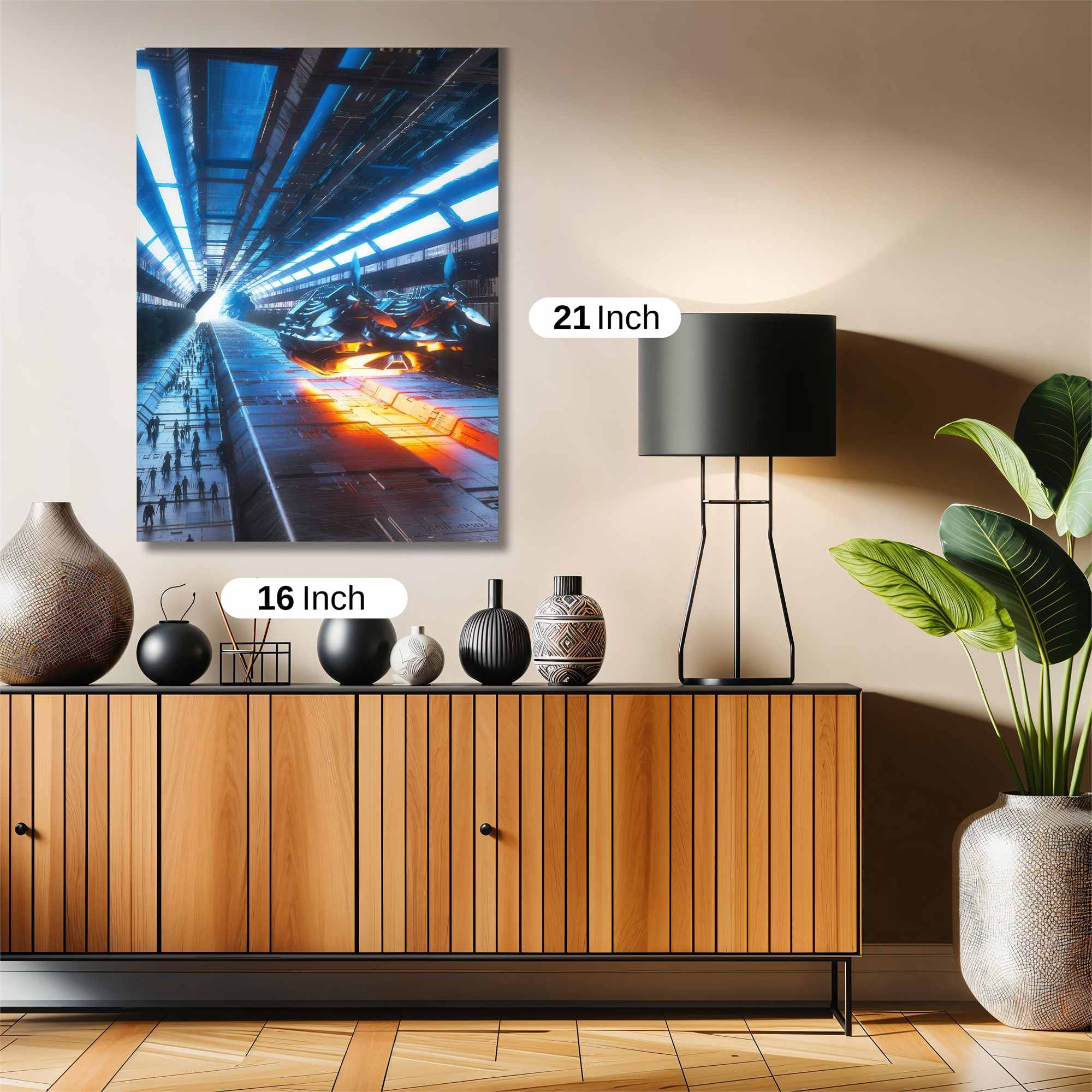 Futuristic Ascension Safe Wall Magnetic / M