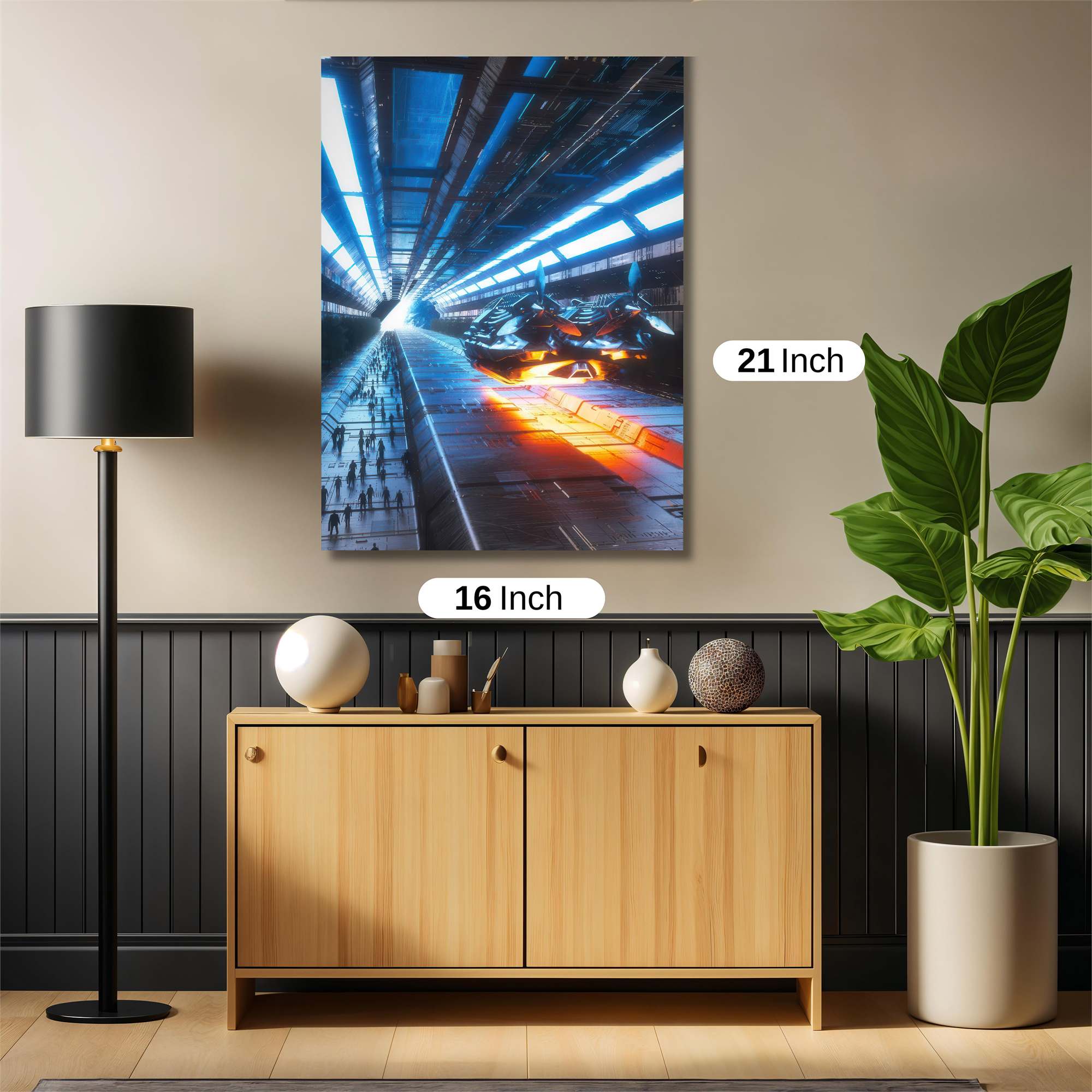 Futuristic Ascension Safe Wall Magnetic / M