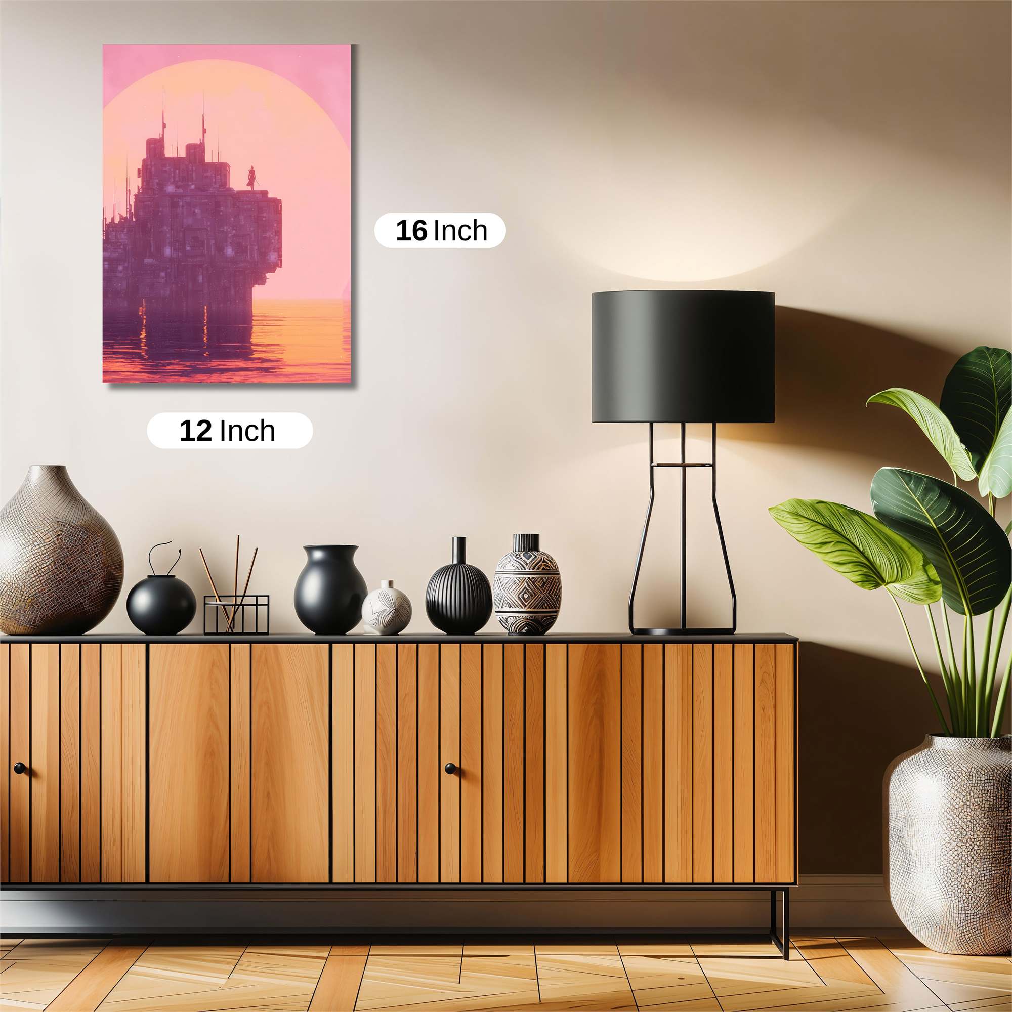 Sunset Monolith Safe Wall Magnetic / M