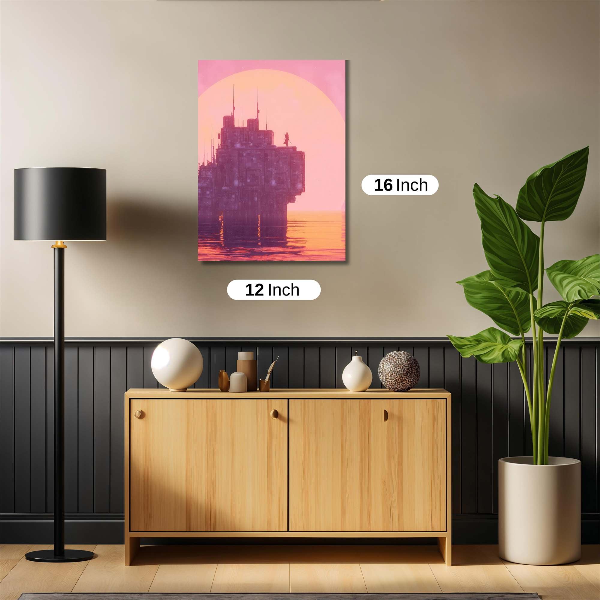 Sunset Monolith Safe Wall Magnetic / M