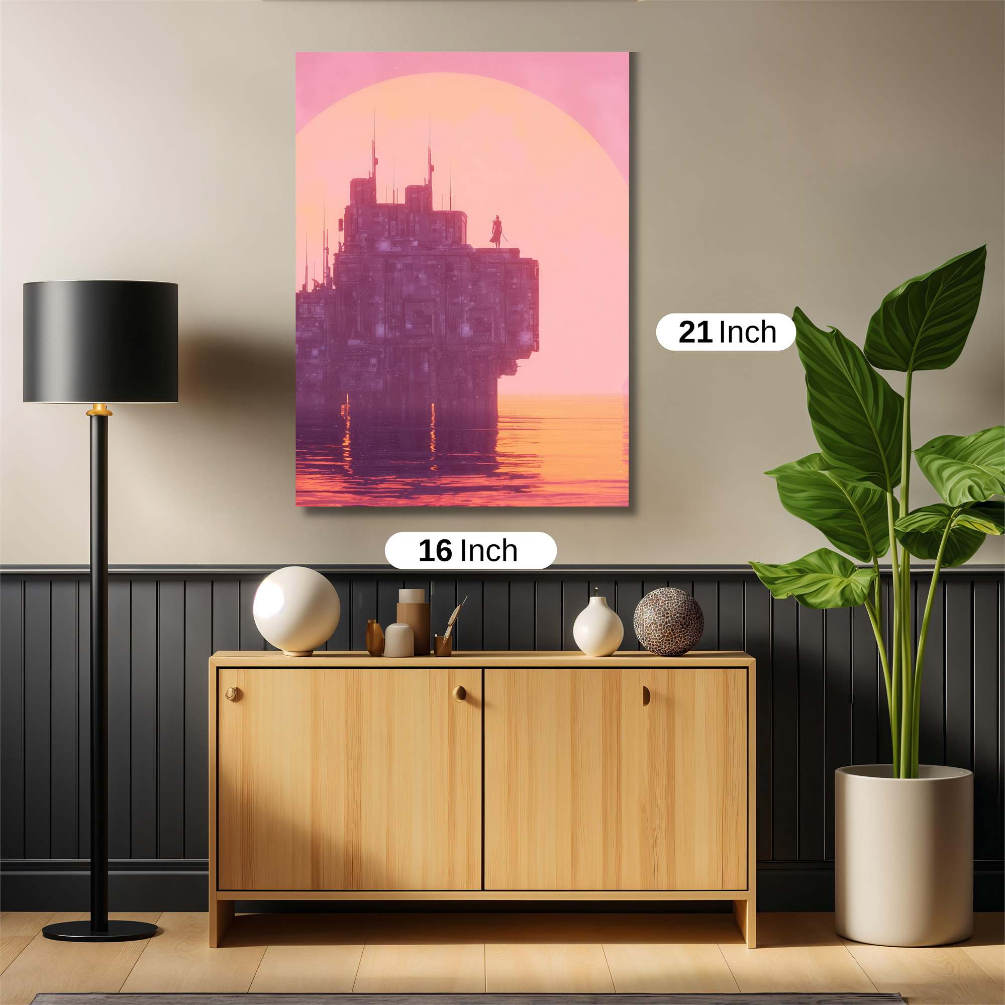 Sunset Monolith Safe Wall Magnetic / M