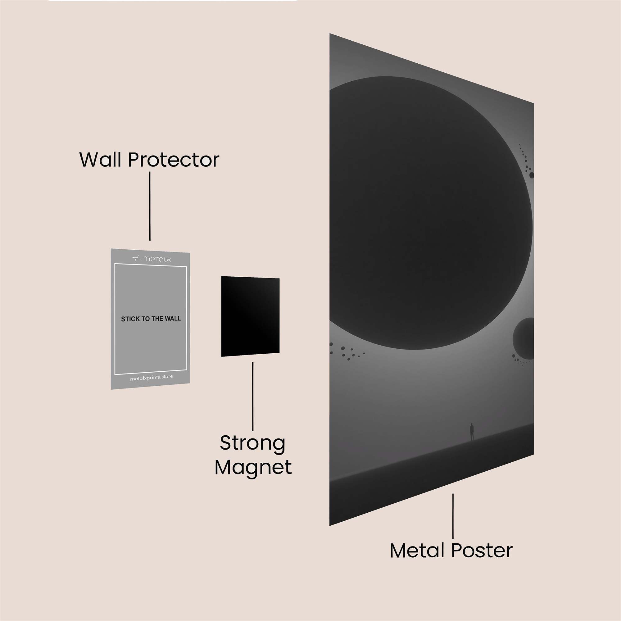 Cosmic Enigma Safe Wall Magnetic / M