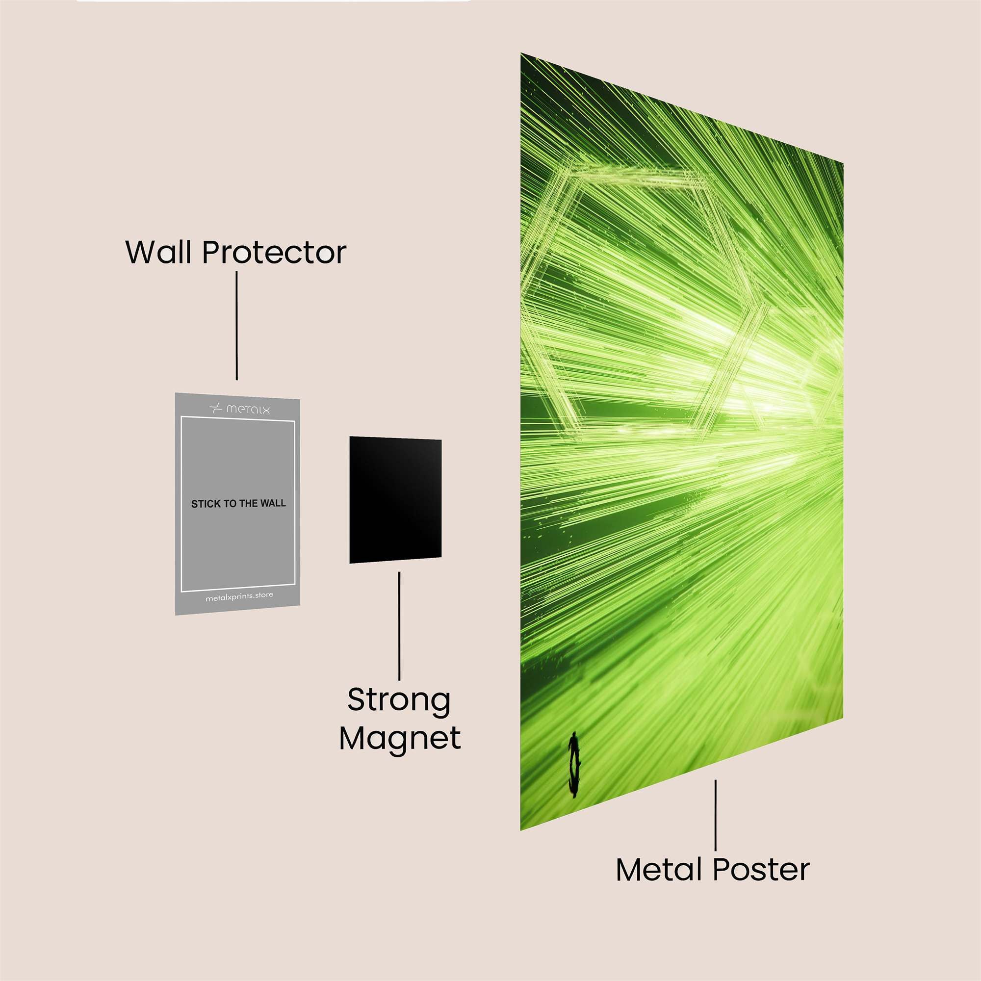 Photon Cascade Safe Wall Magnetic / M