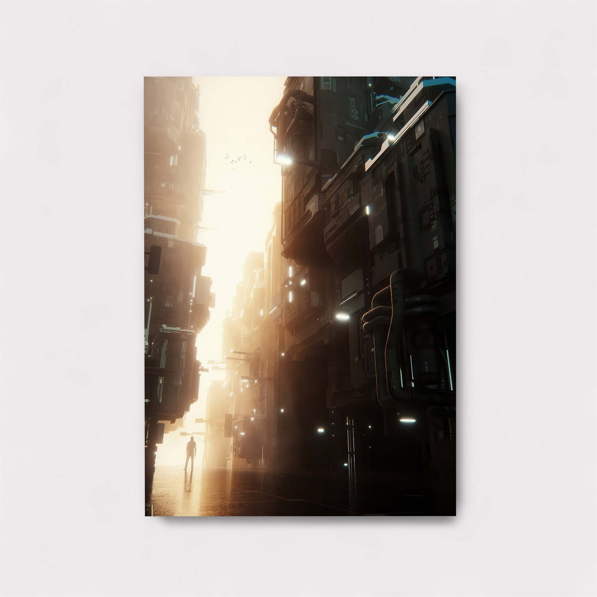 Futuristic Luminescence Safe Wall Magnetic / M