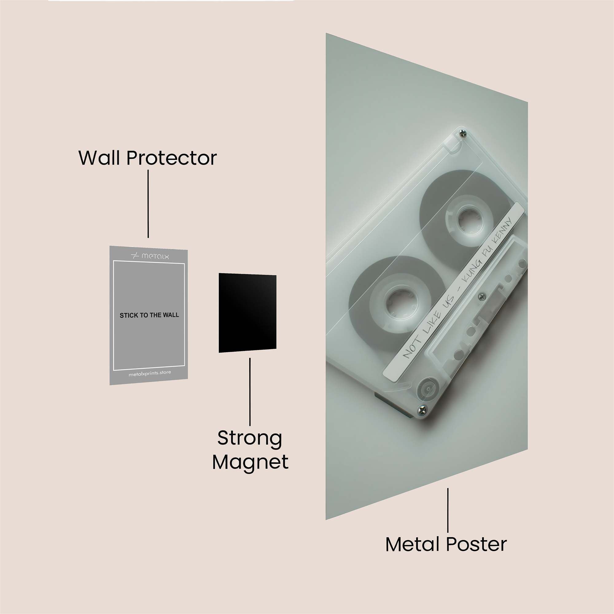 Tape Echoes Safe Wall Magnetic / M