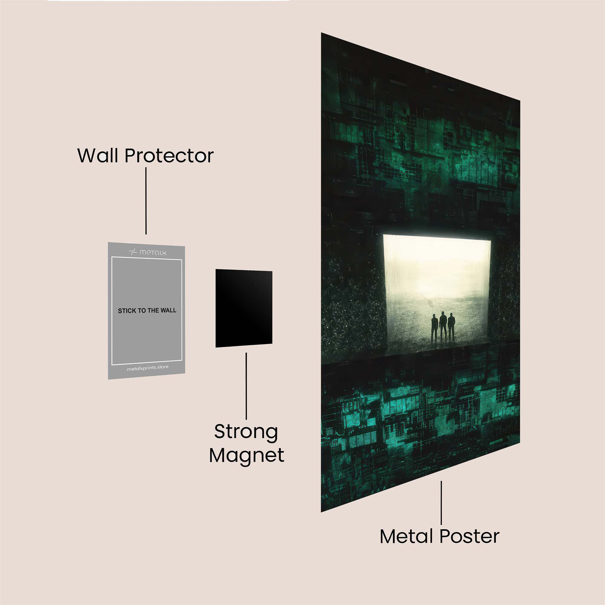 Silhouette Enigma Safe Wall Magnetic / M