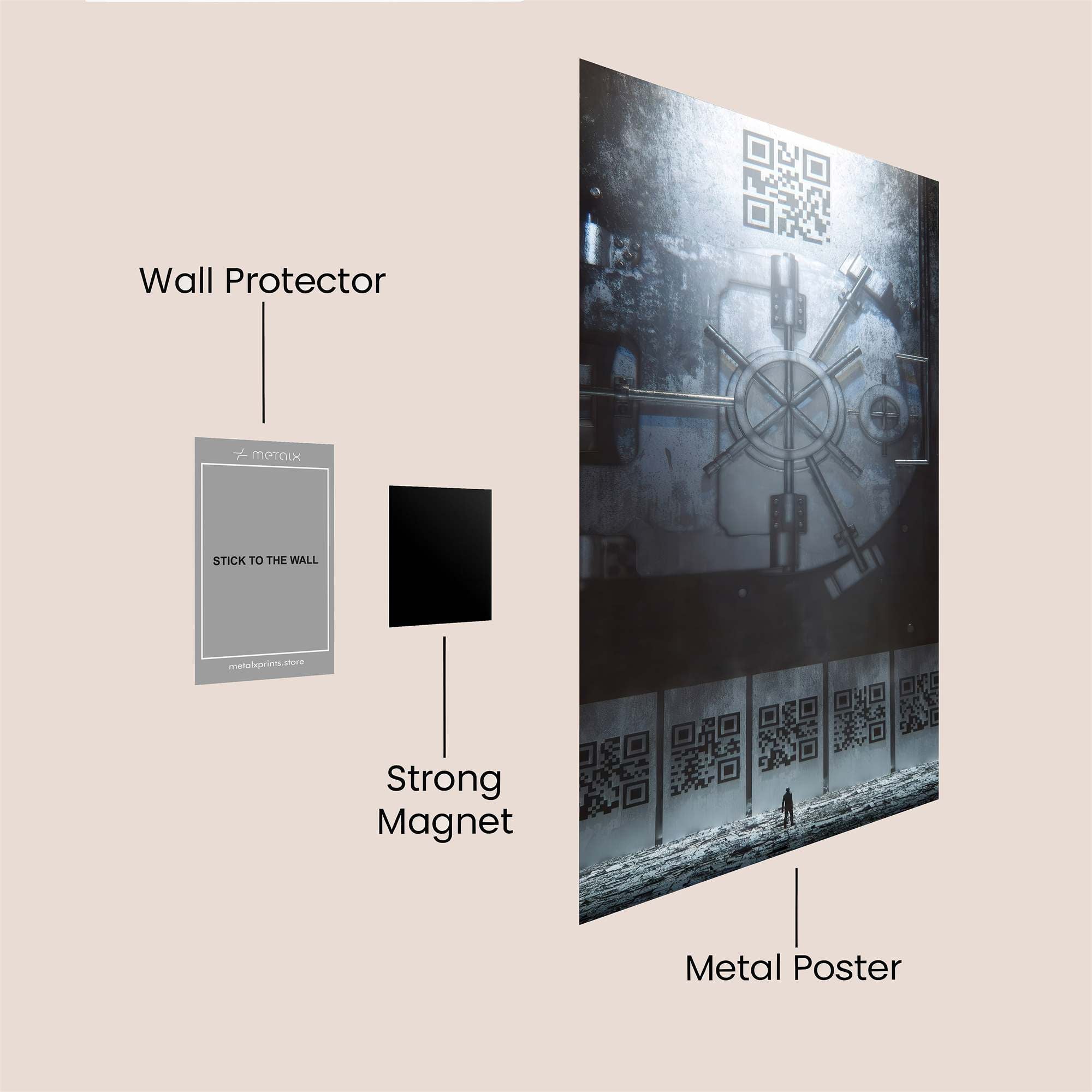 Vault Enigma Safe Wall Magnetic / M