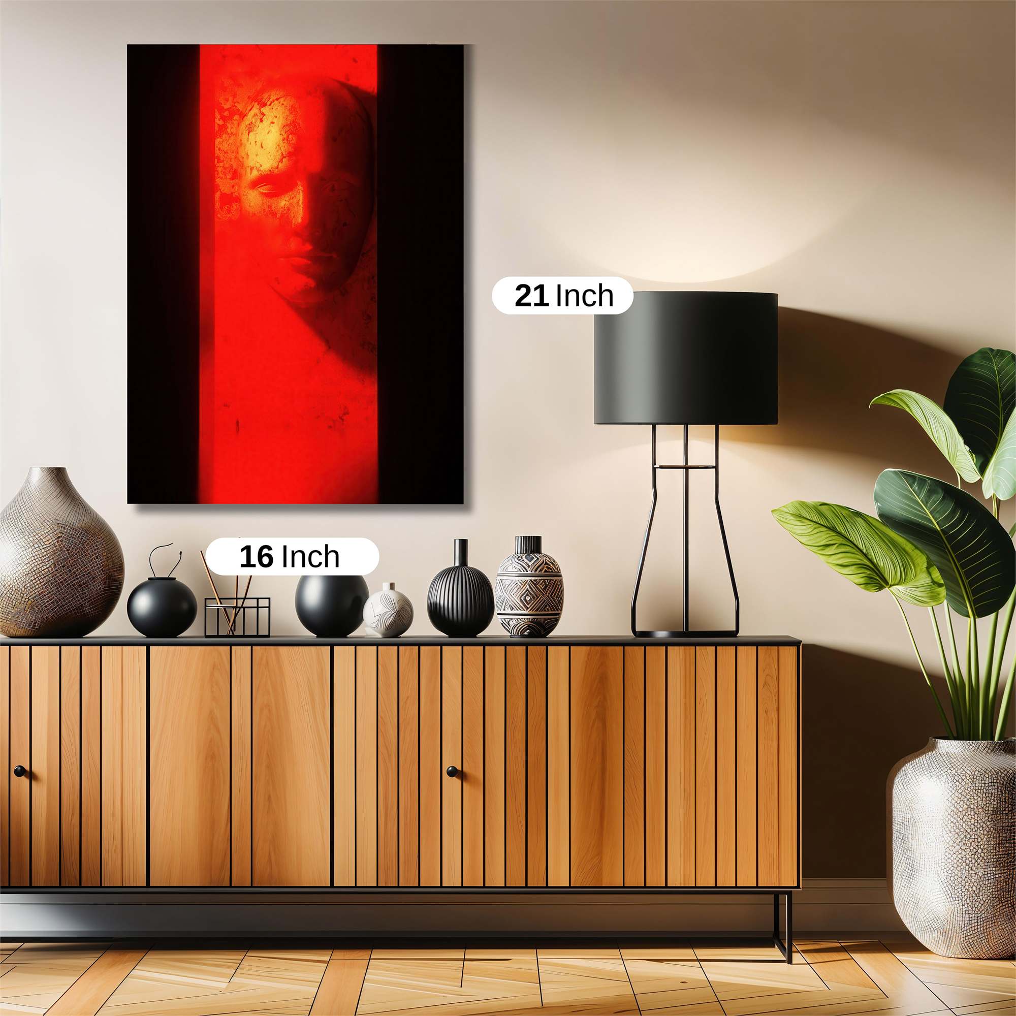 Red Enigma Safe Wall Magnetic / M