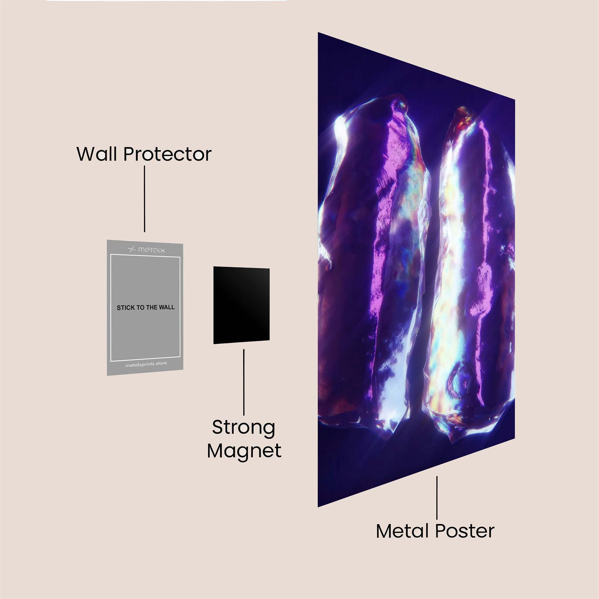 Crystal Reverie Safe Wall Magnetic / M