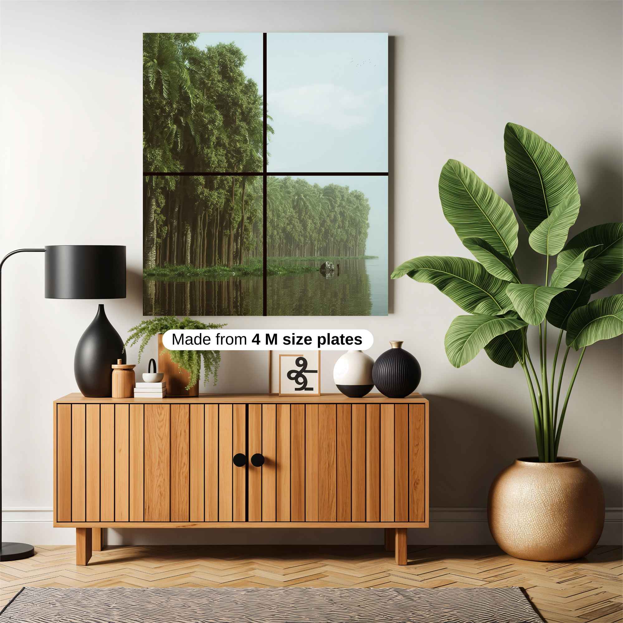 Palm Tranquility Safe Wall Magnetic / M