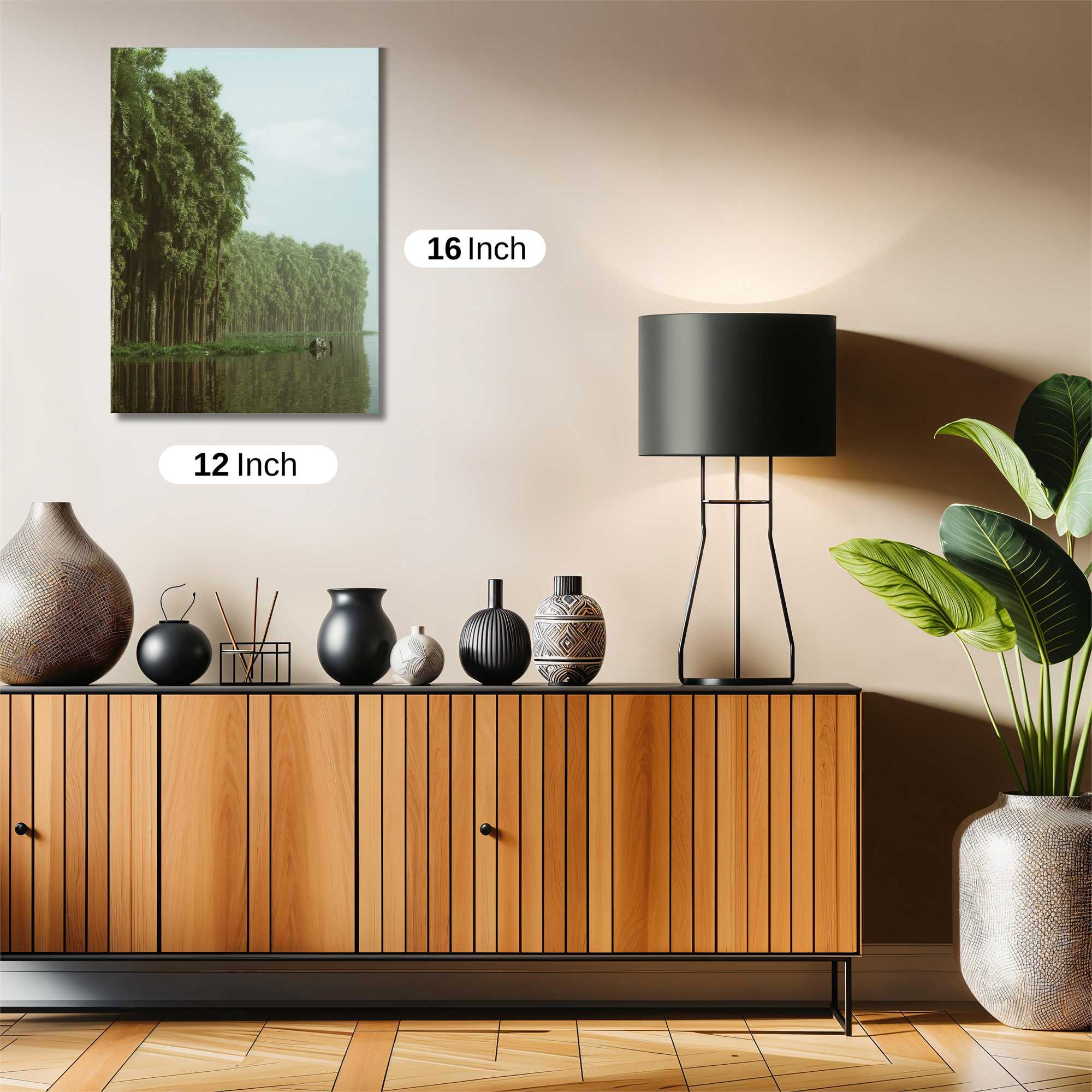 Palm Tranquility Safe Wall Magnetic / M