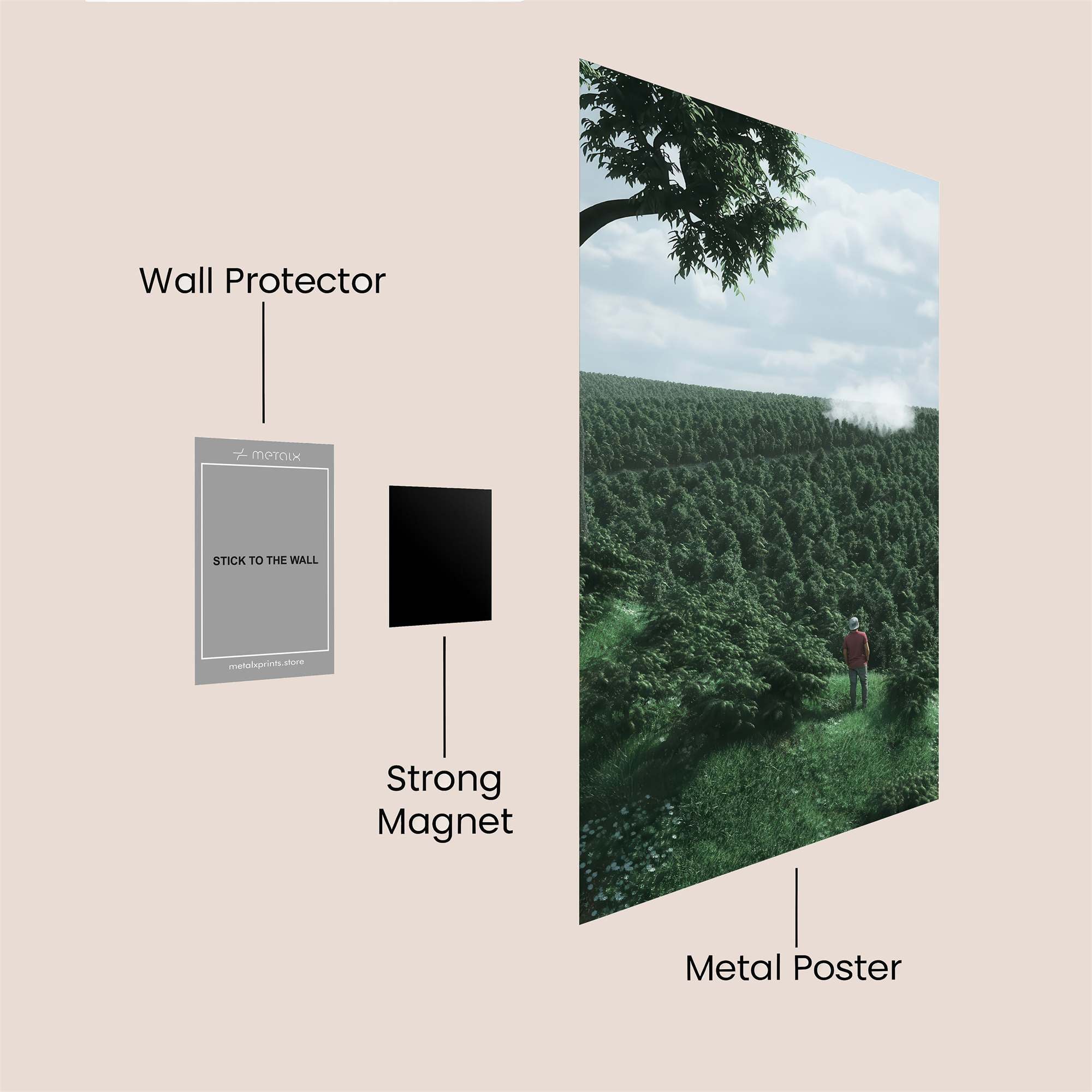 Forest Reverie Safe Wall Magnetic / M