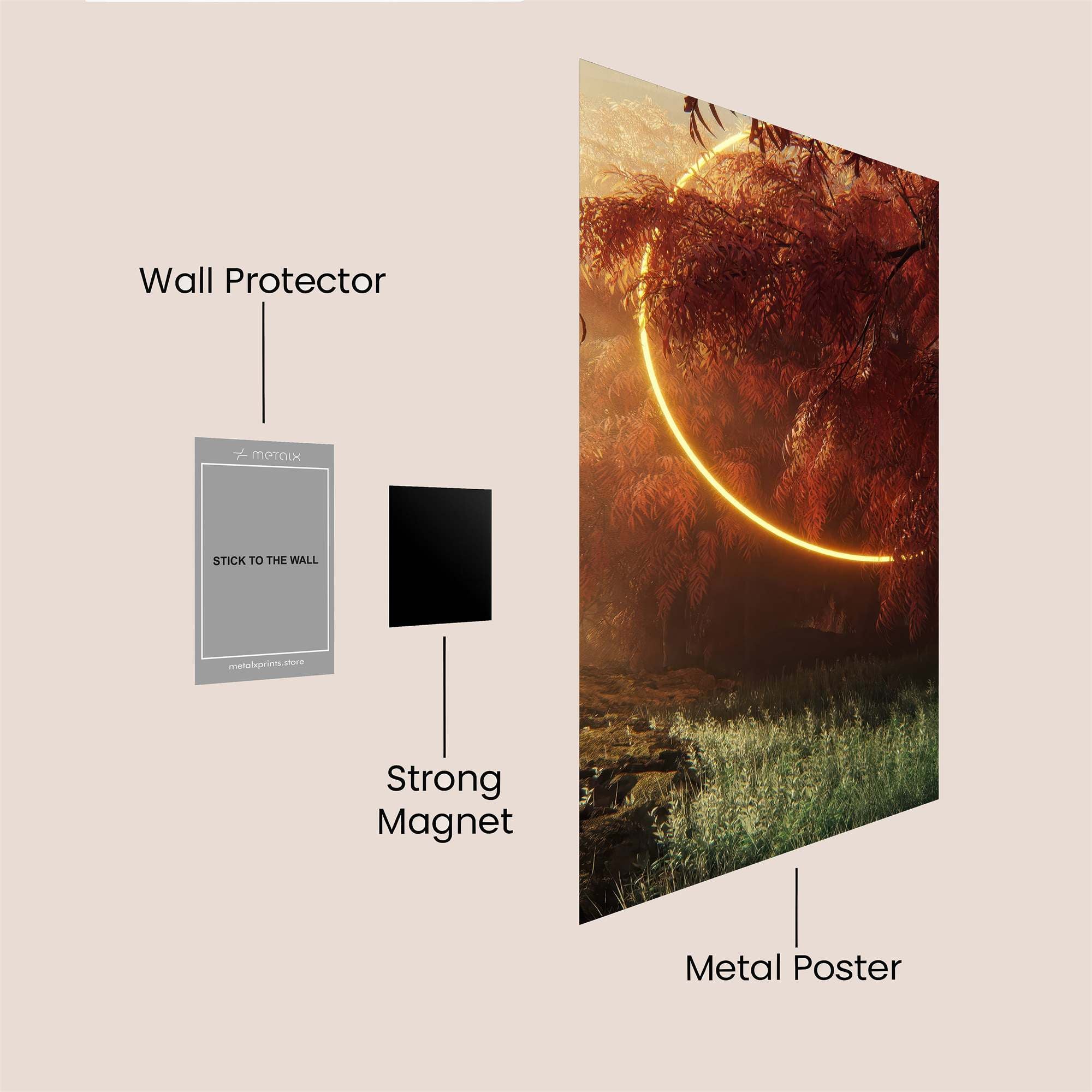 Enchanted Glow Safe Wall Magnetic / M