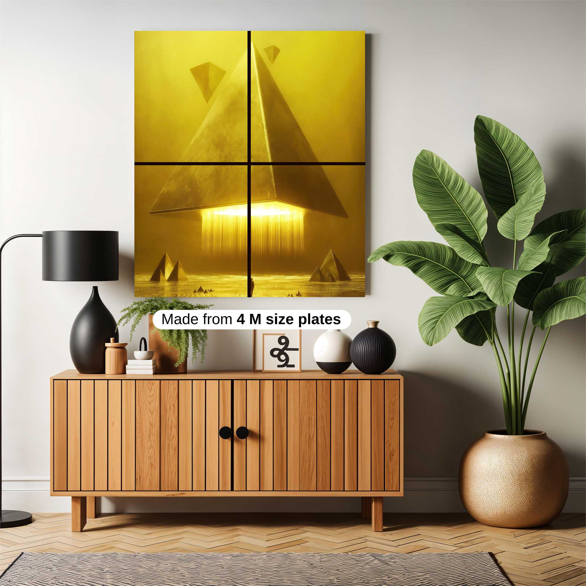 Pyramid Luminescence Safe Wall Magnetic / M