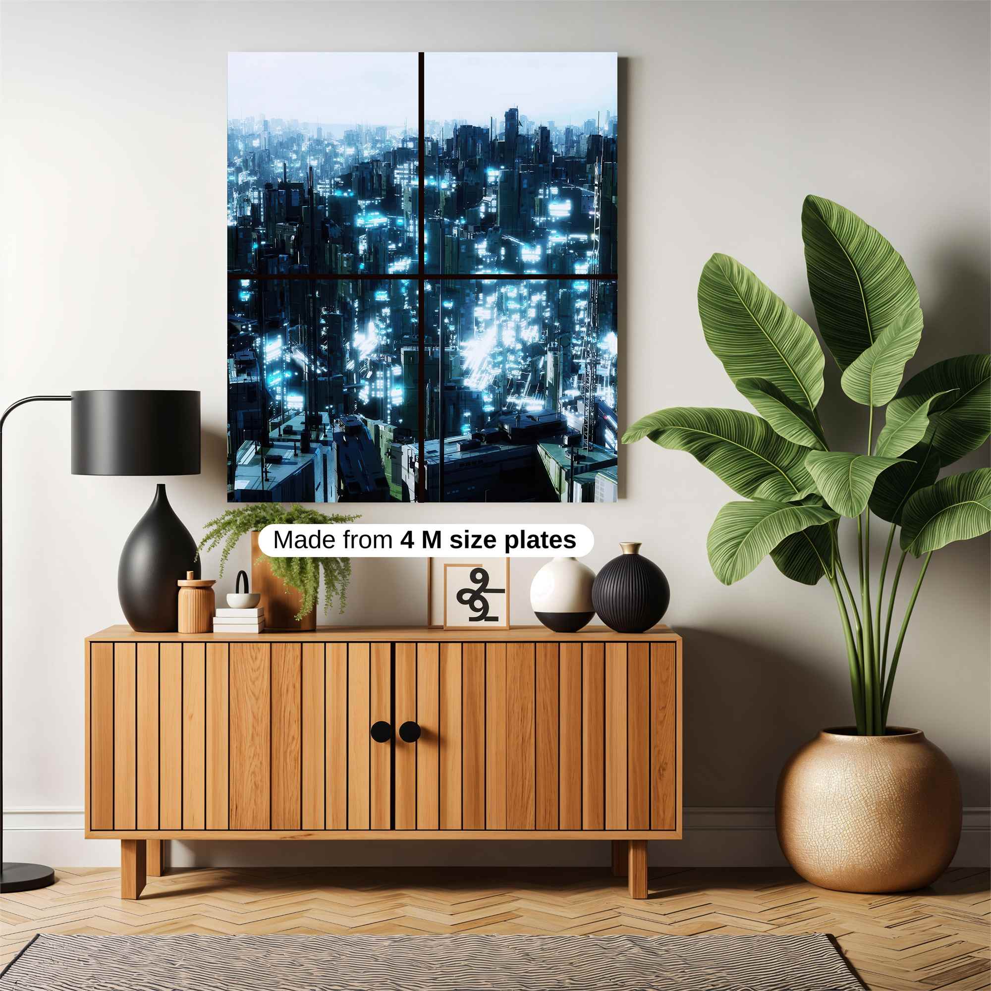 Cityscape Luminance Safe Wall Magnetic / M