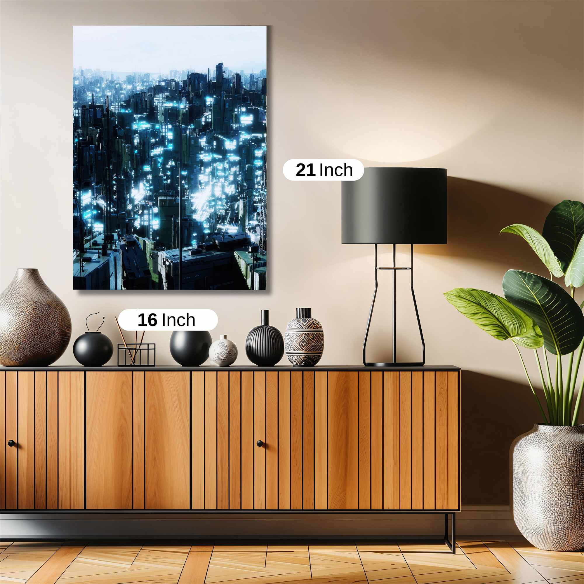 Cityscape Luminance Safe Wall Magnetic / M