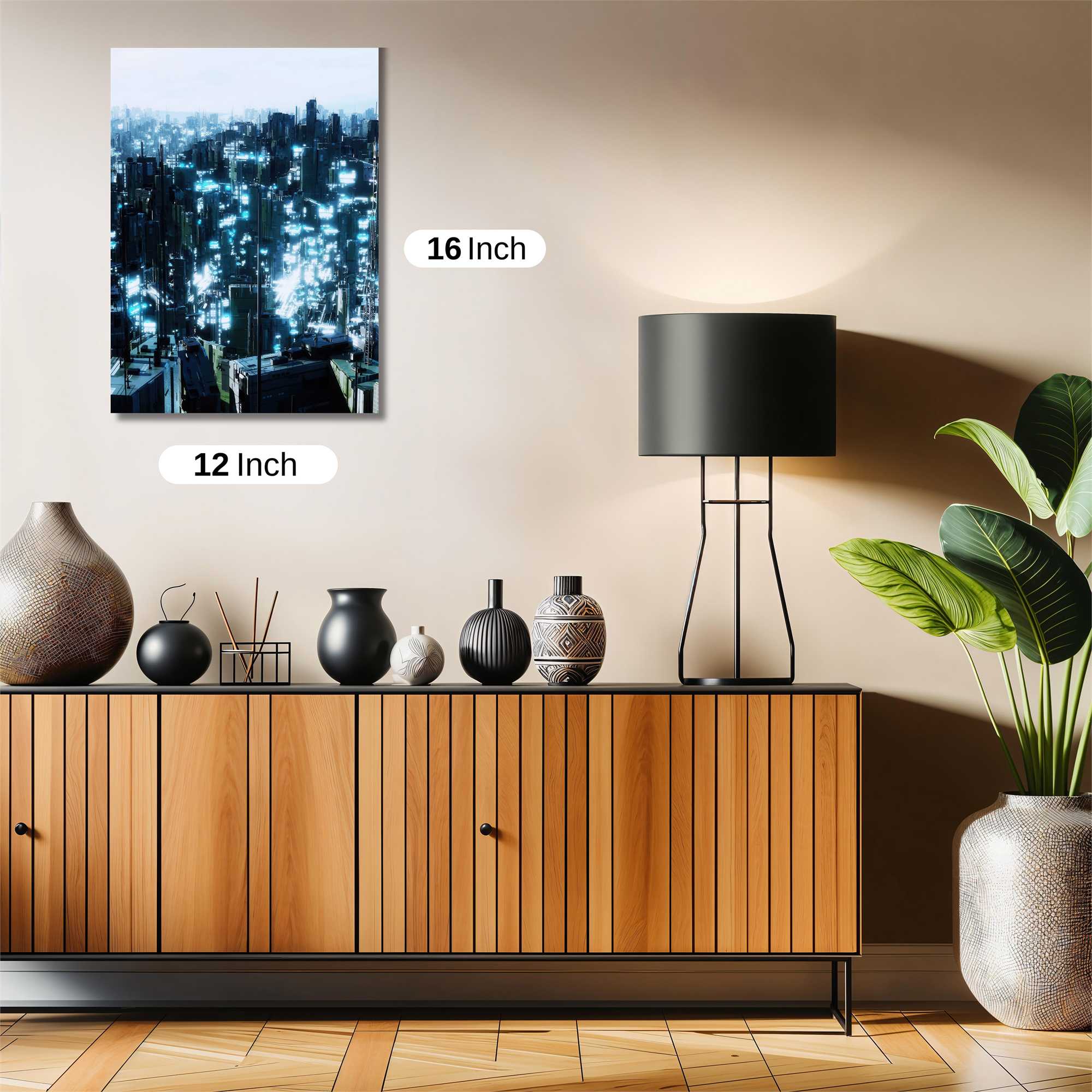 Cityscape Luminance Safe Wall Magnetic / M