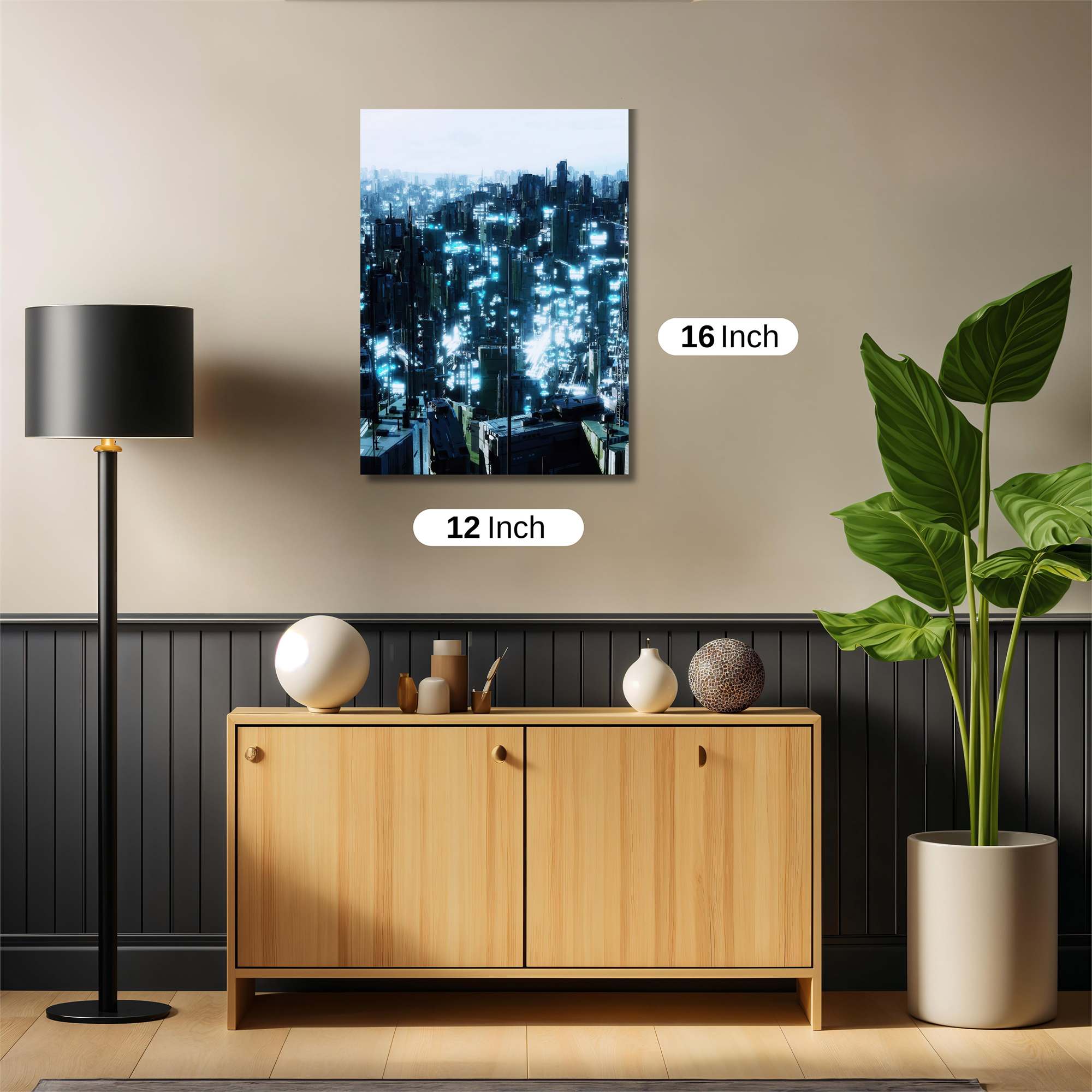 Cityscape Luminance Safe Wall Magnetic / M